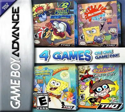 Nickelodeon 4 Games on One Game Pack - Nintendo Game Boy Advance