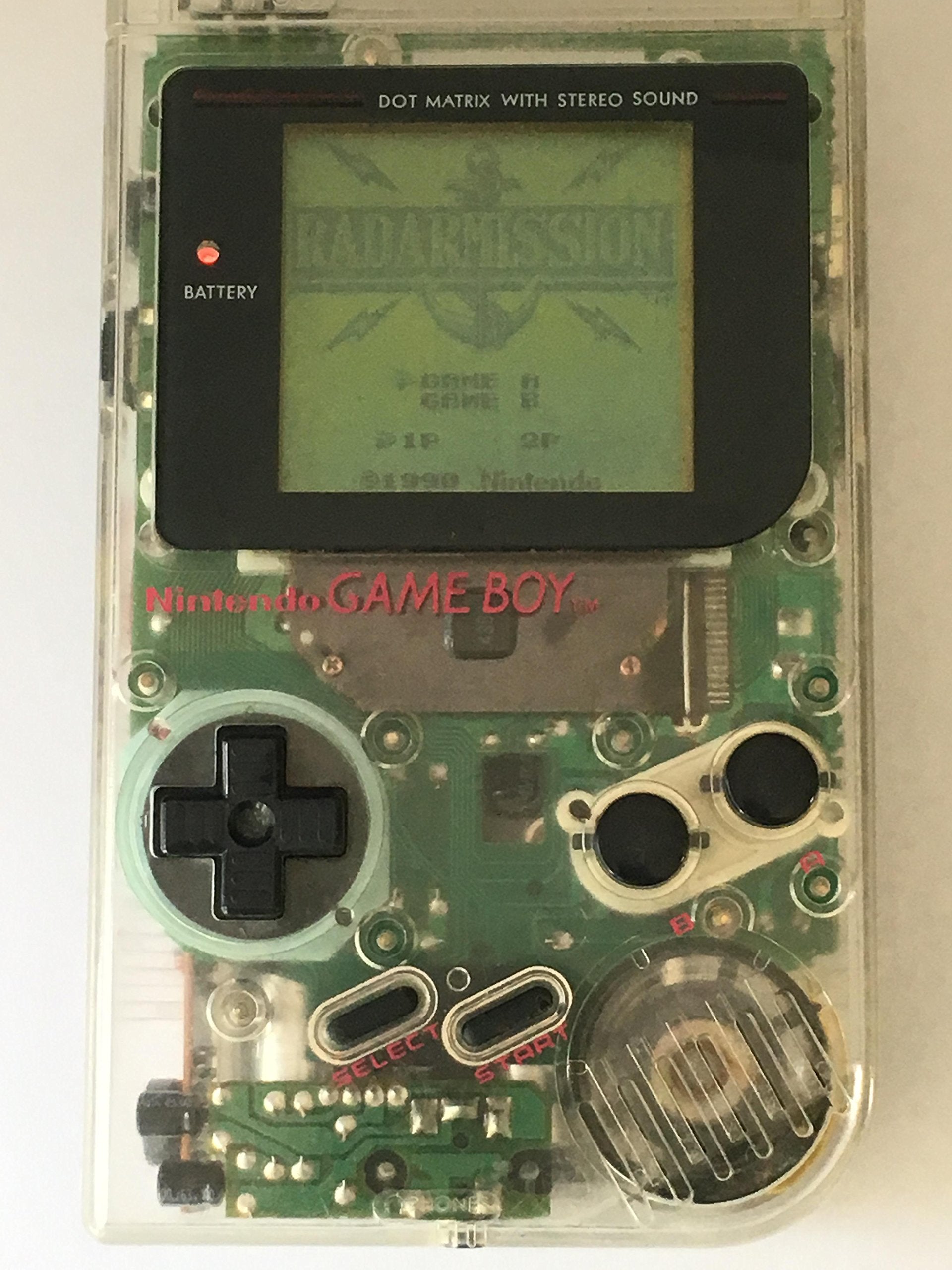 Nintendo Game Boy Handheld Console - CLEAR Play it Loud (DMG-01)