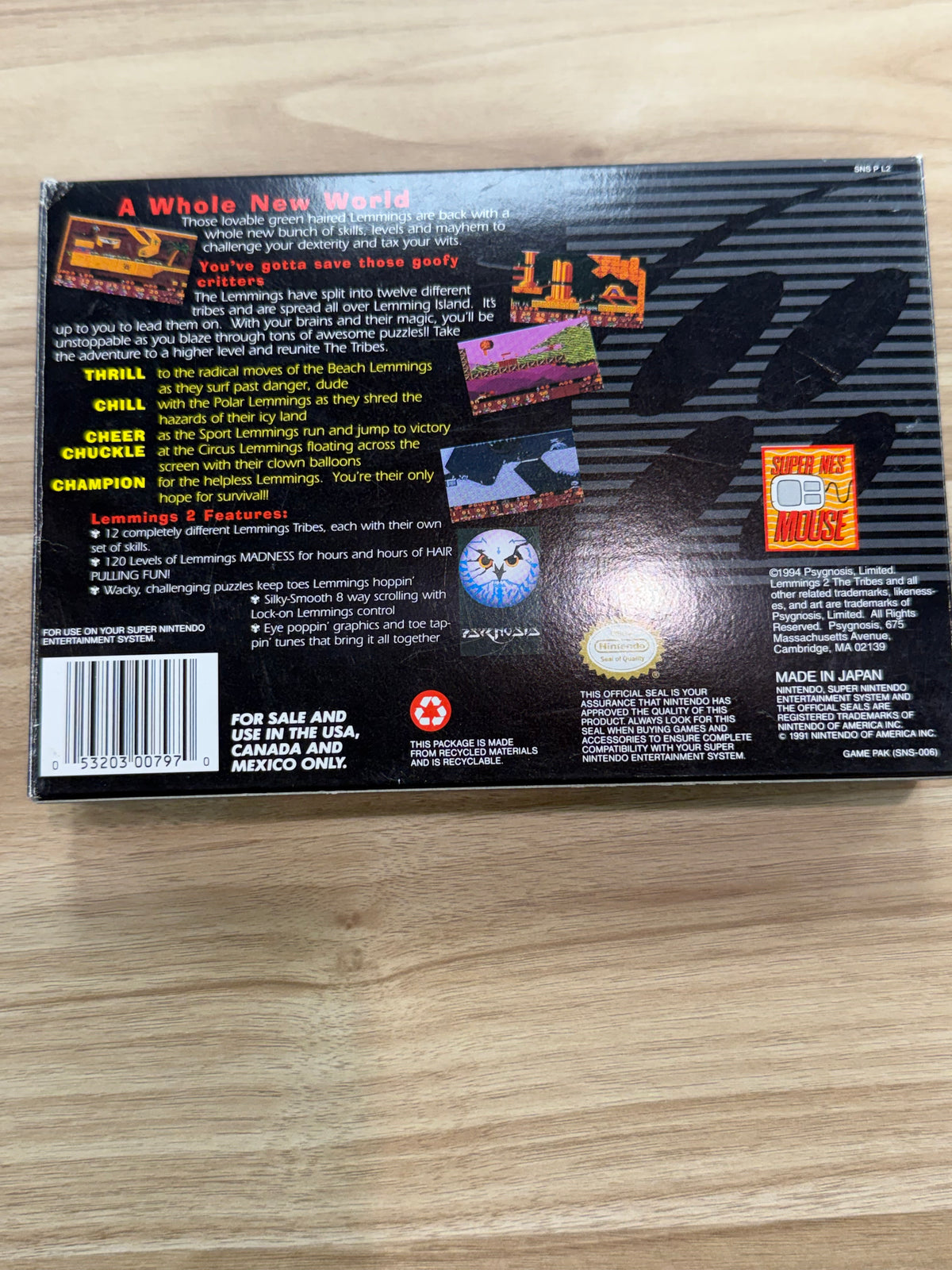 Lemmings 2 The Tribes - Nintendo SNES