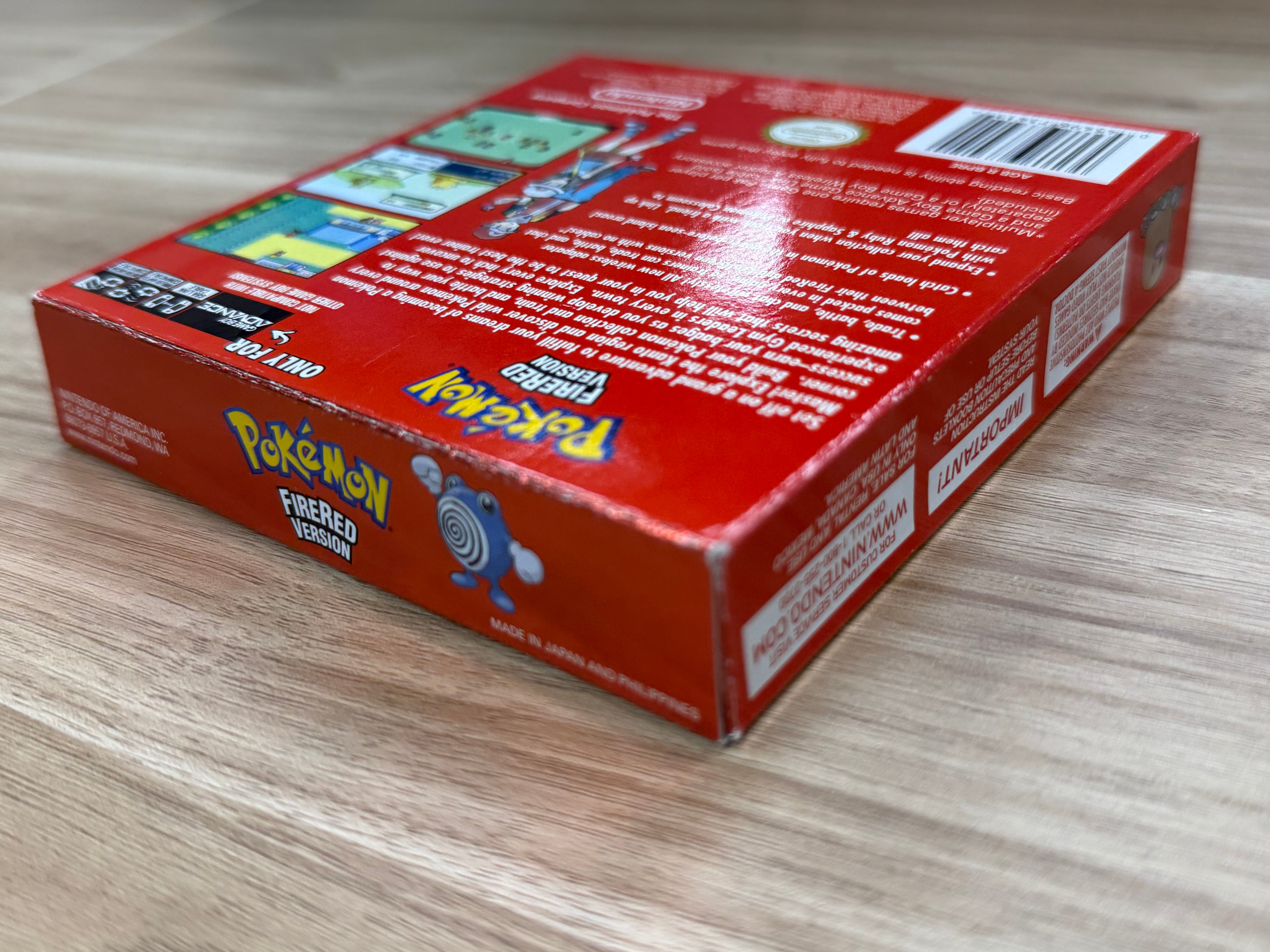 Pokemon Fire Red: Complete - Nintendo Game Boy Advance - B