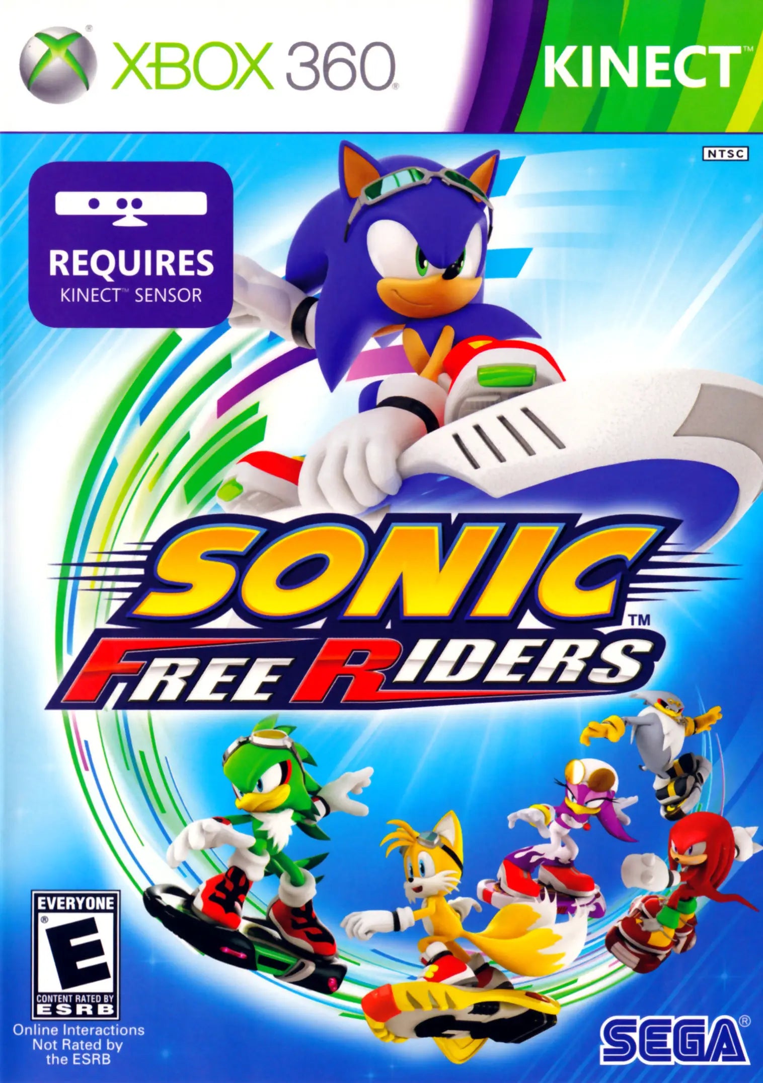 Sonic Free Riders - Microsoft Xbox 360 Kinect