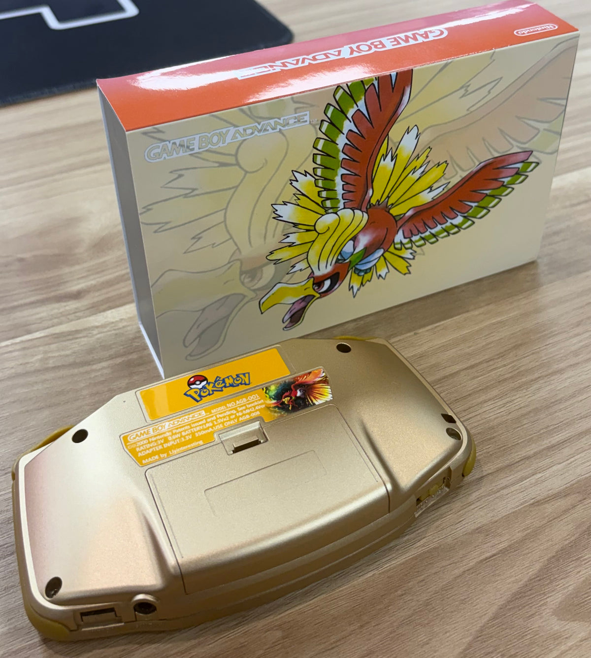 Nintendo Game Boy Advance (GBA) Custom Ho-Oh Backlit Handheld Console