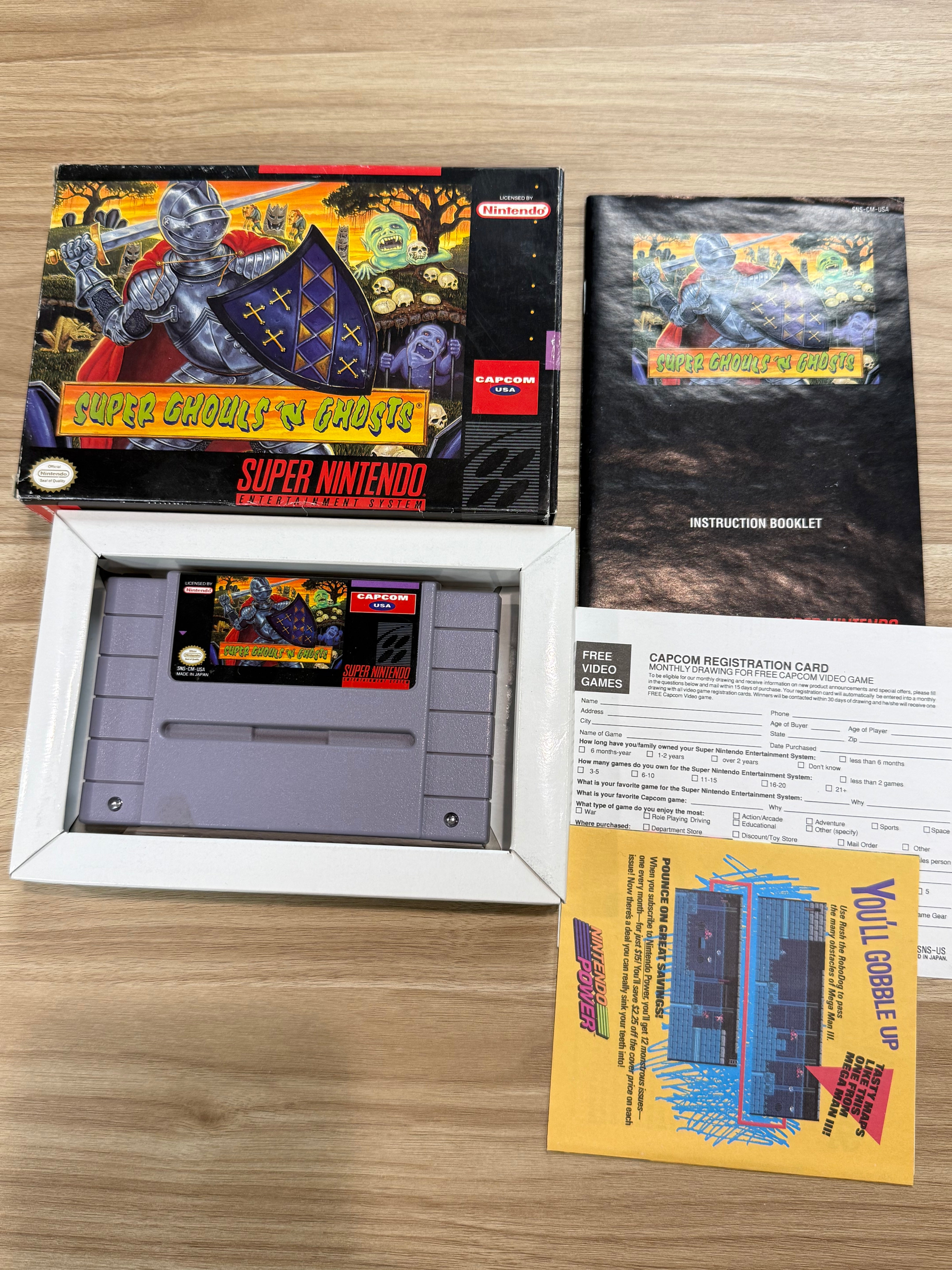 Super Ghouls N Ghosts - Nintendo SNES