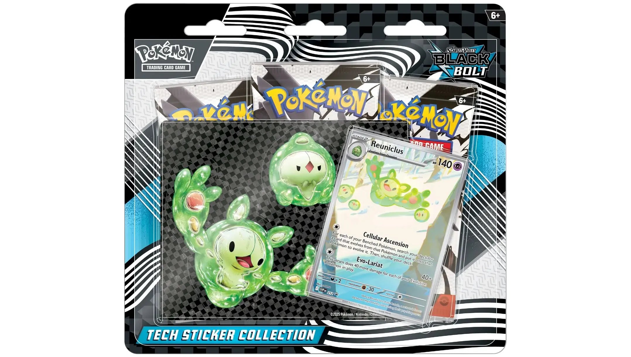 Pokemon - Black Bolt Tech Sticker Collection