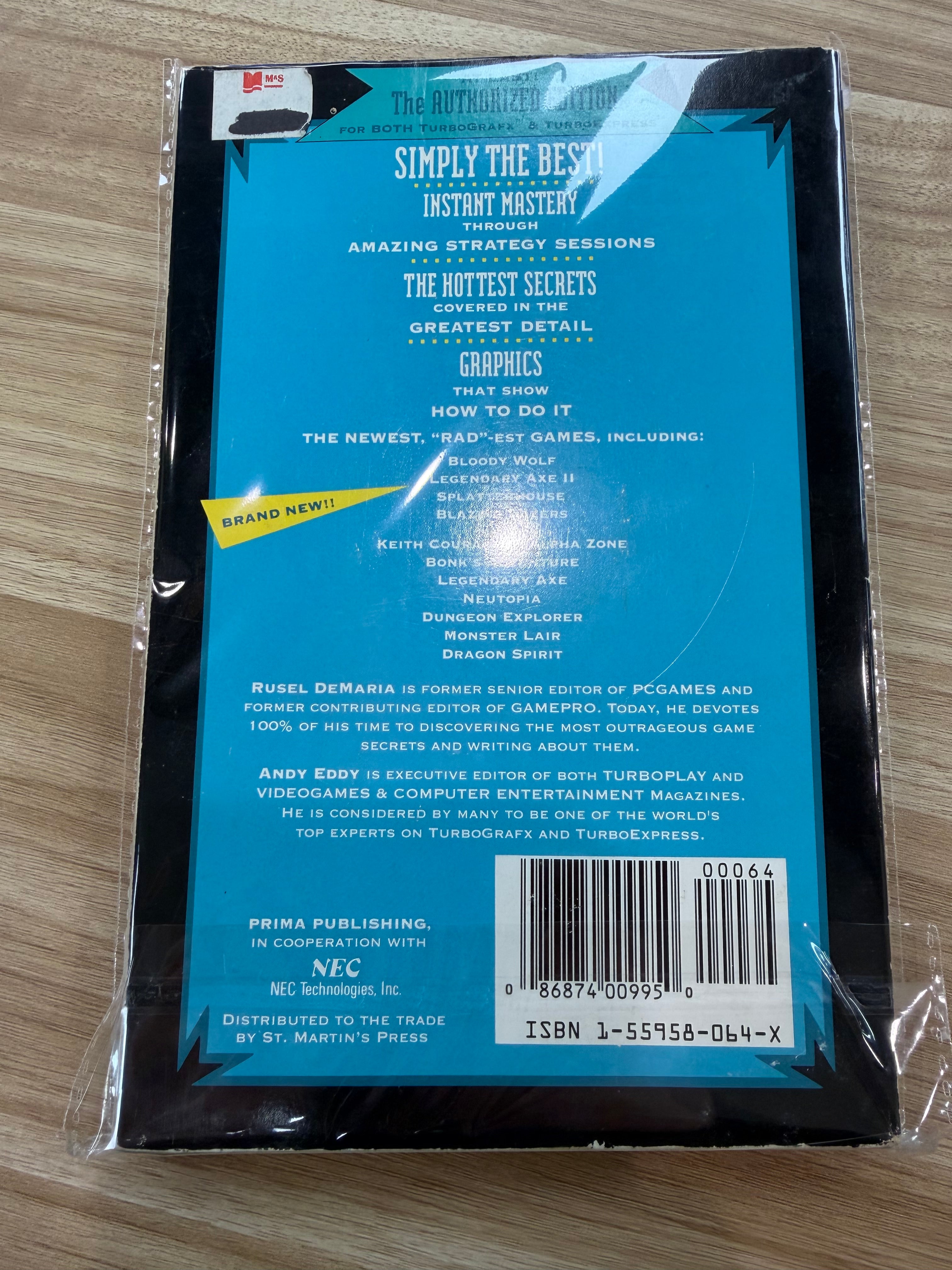 TurboGrafx-16 & TurboExpress Secrets :Strategy Guide ONLY