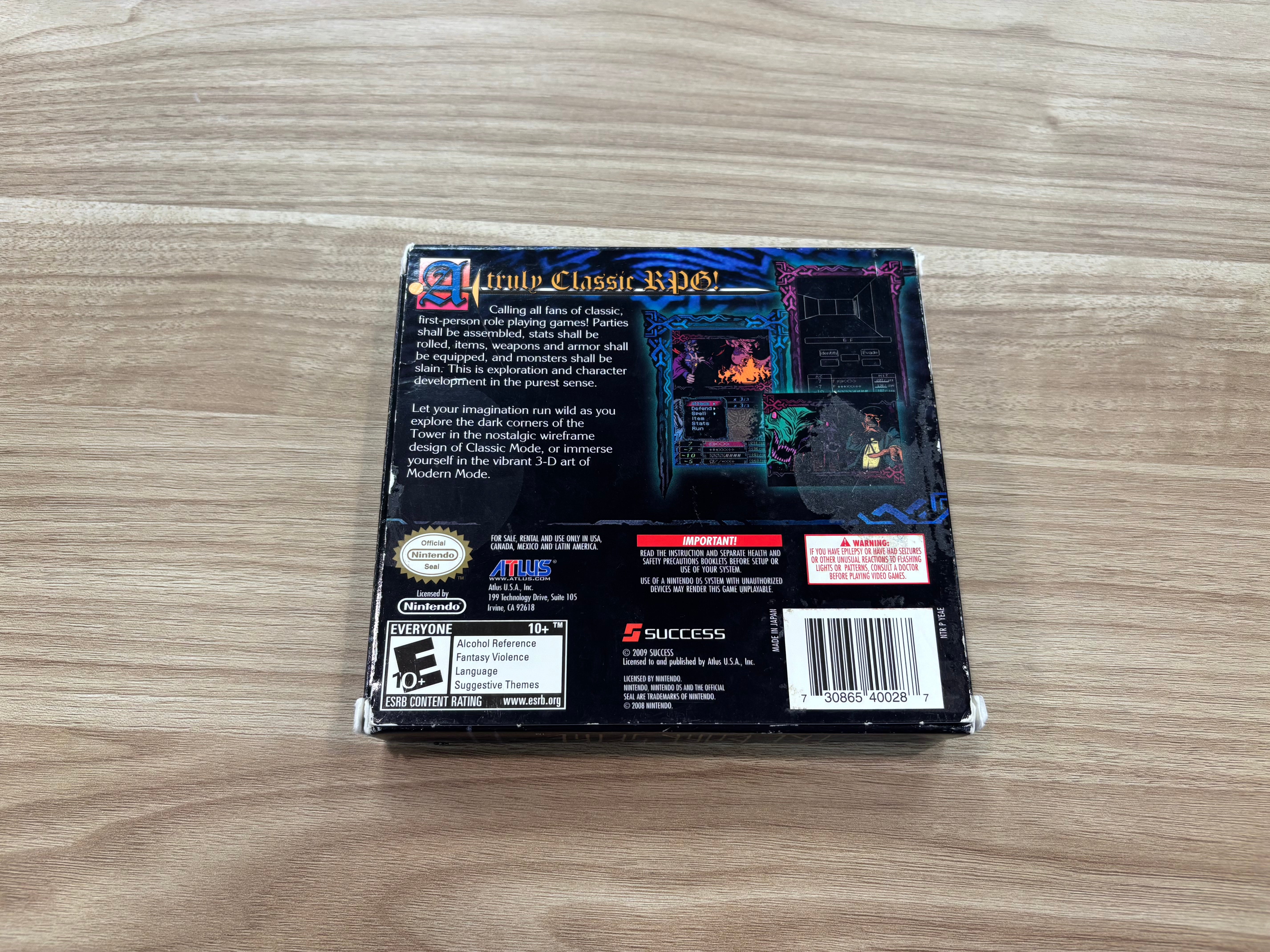 The Dark Spire Big Box - Nintendo DS (No Soundtrack CD)
