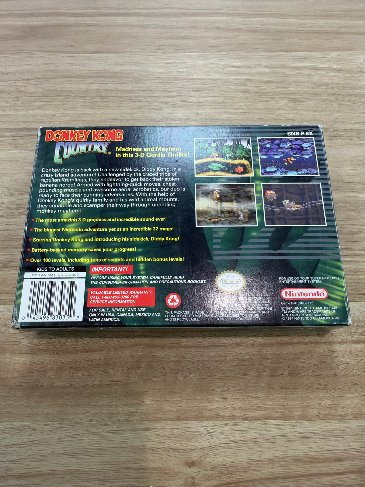 Donkey Kong Country - Nintendo SNES