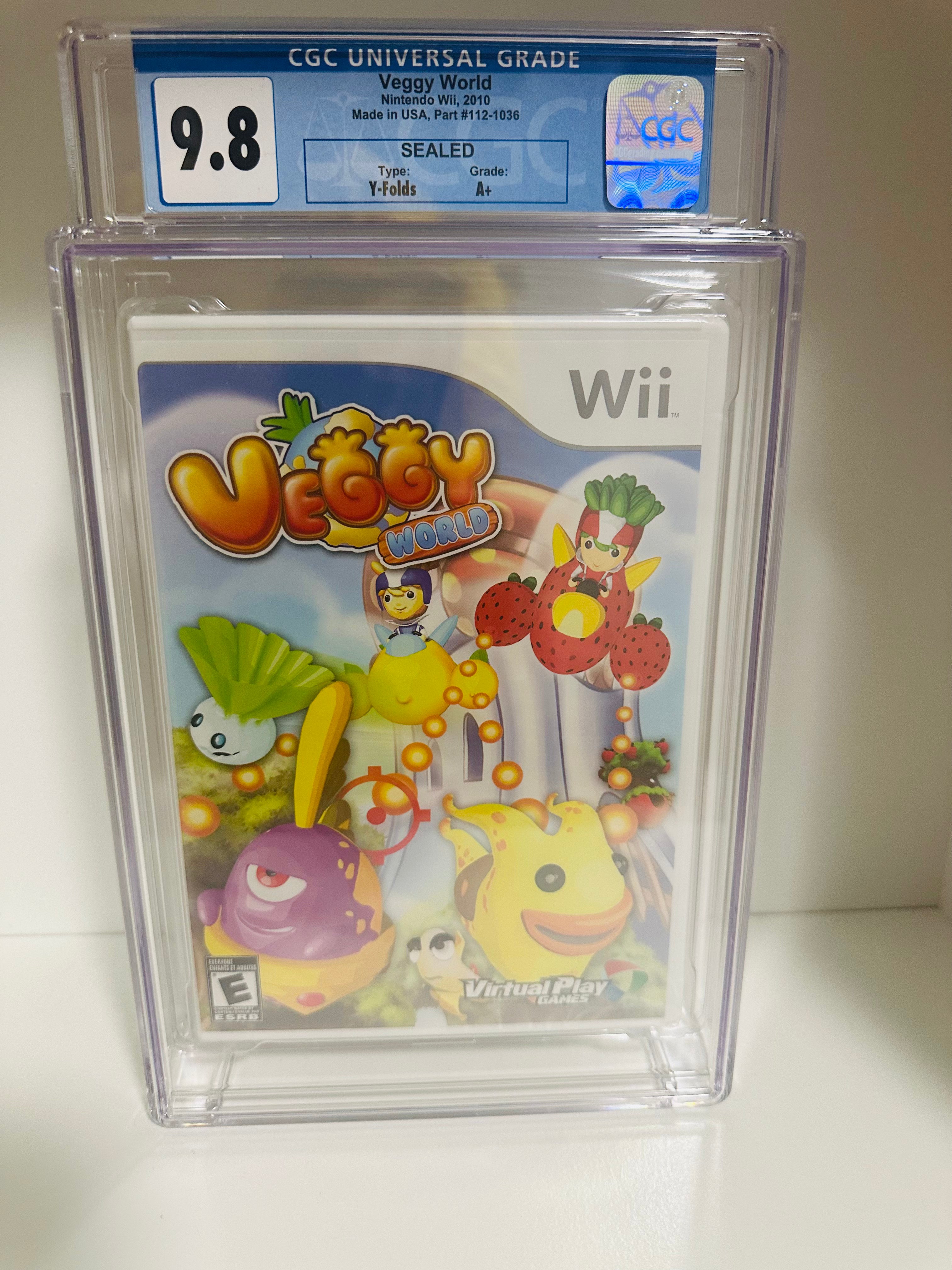 - GRADED 9.8 A+ - Veggy World - Nintendo Wii
