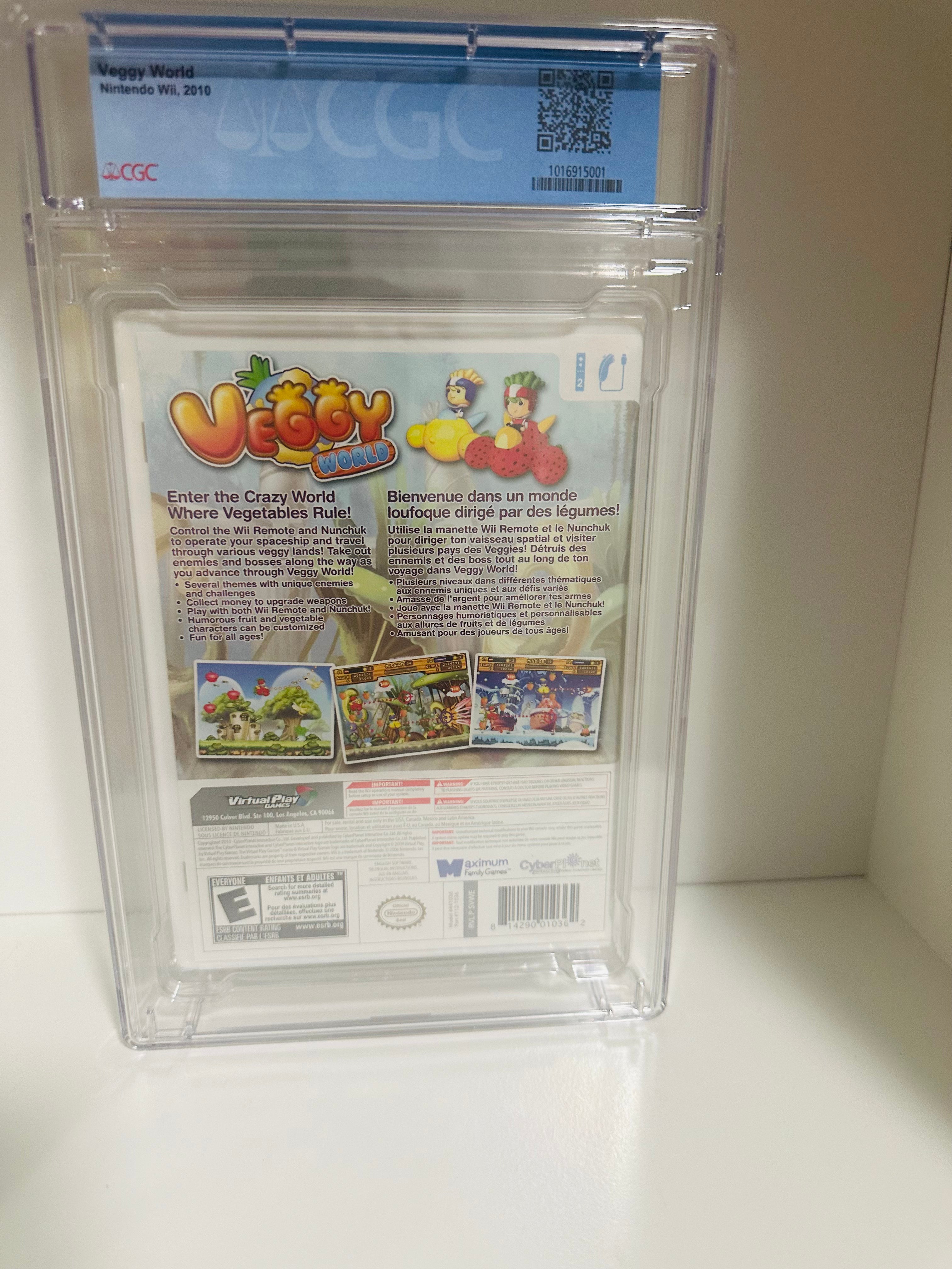 - GRADED 9.8 A+ - Veggy World - Nintendo Wii