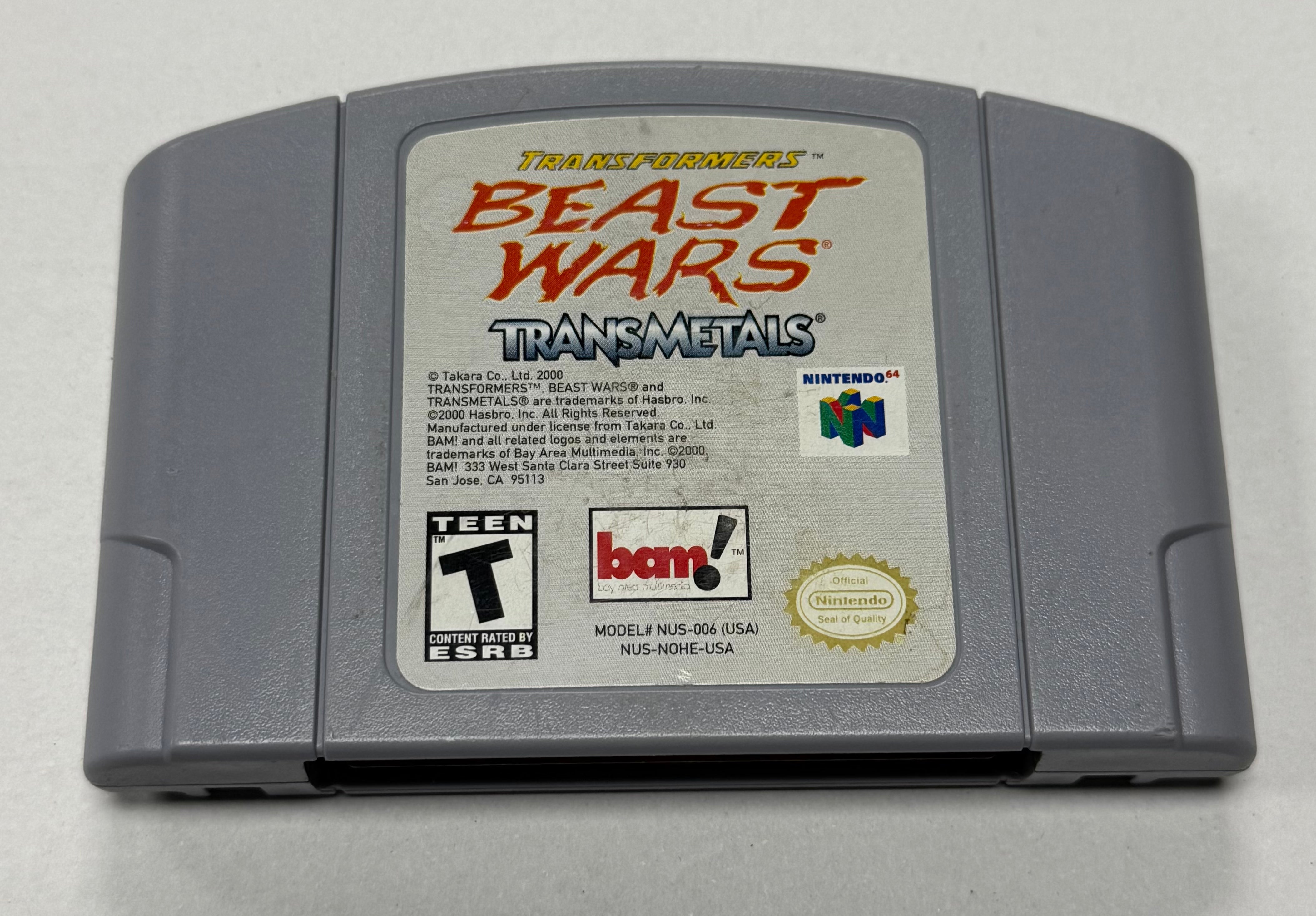 Transformers Beast Wars Transmetals - Nintendo N64