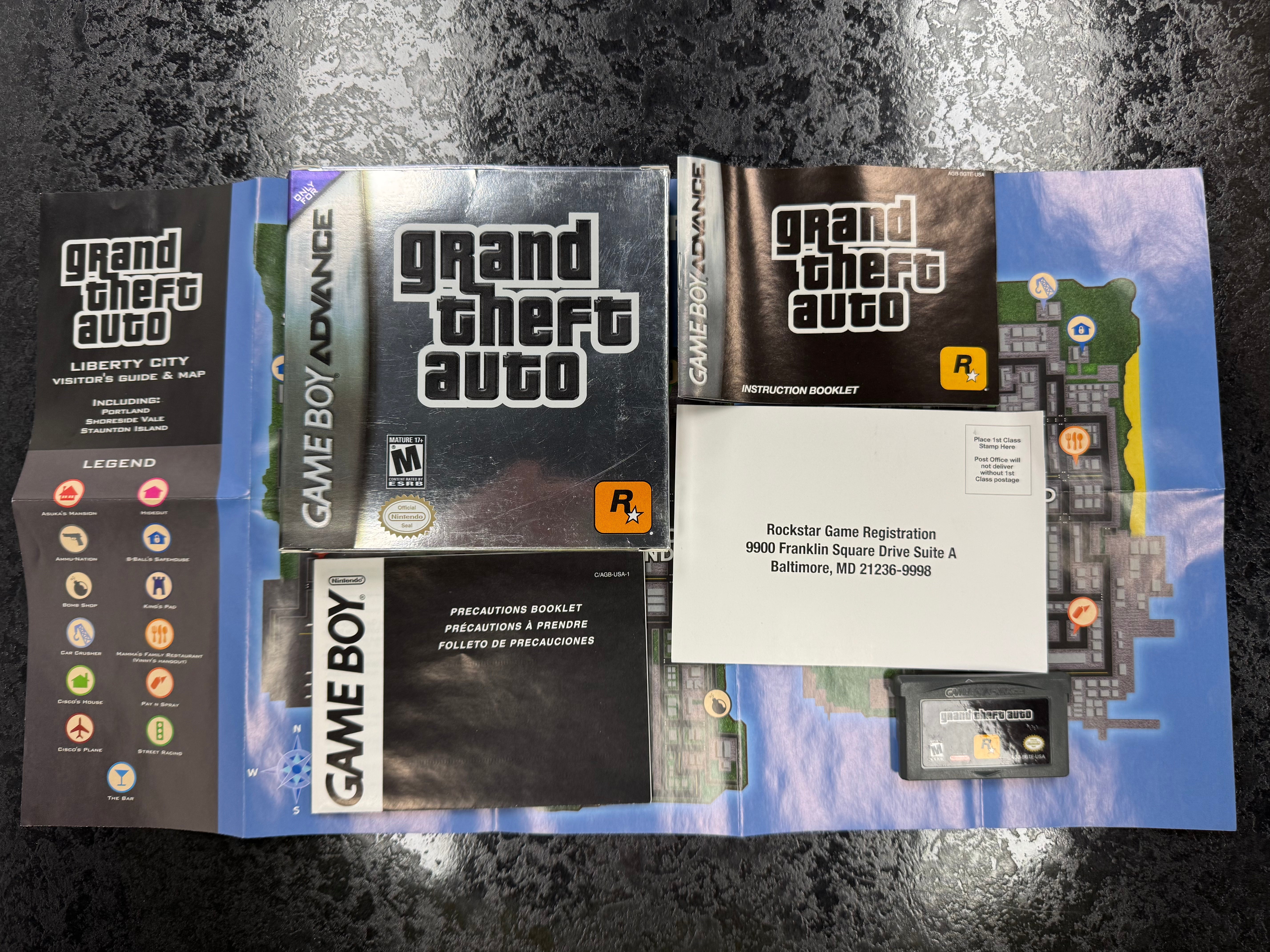 Grand Theft Auto GTA Advance for Nintendo Game Boy Advance | TVGC Grand Theft Auto GTA Advance for Nintendo Game Boy Advance | TVGC