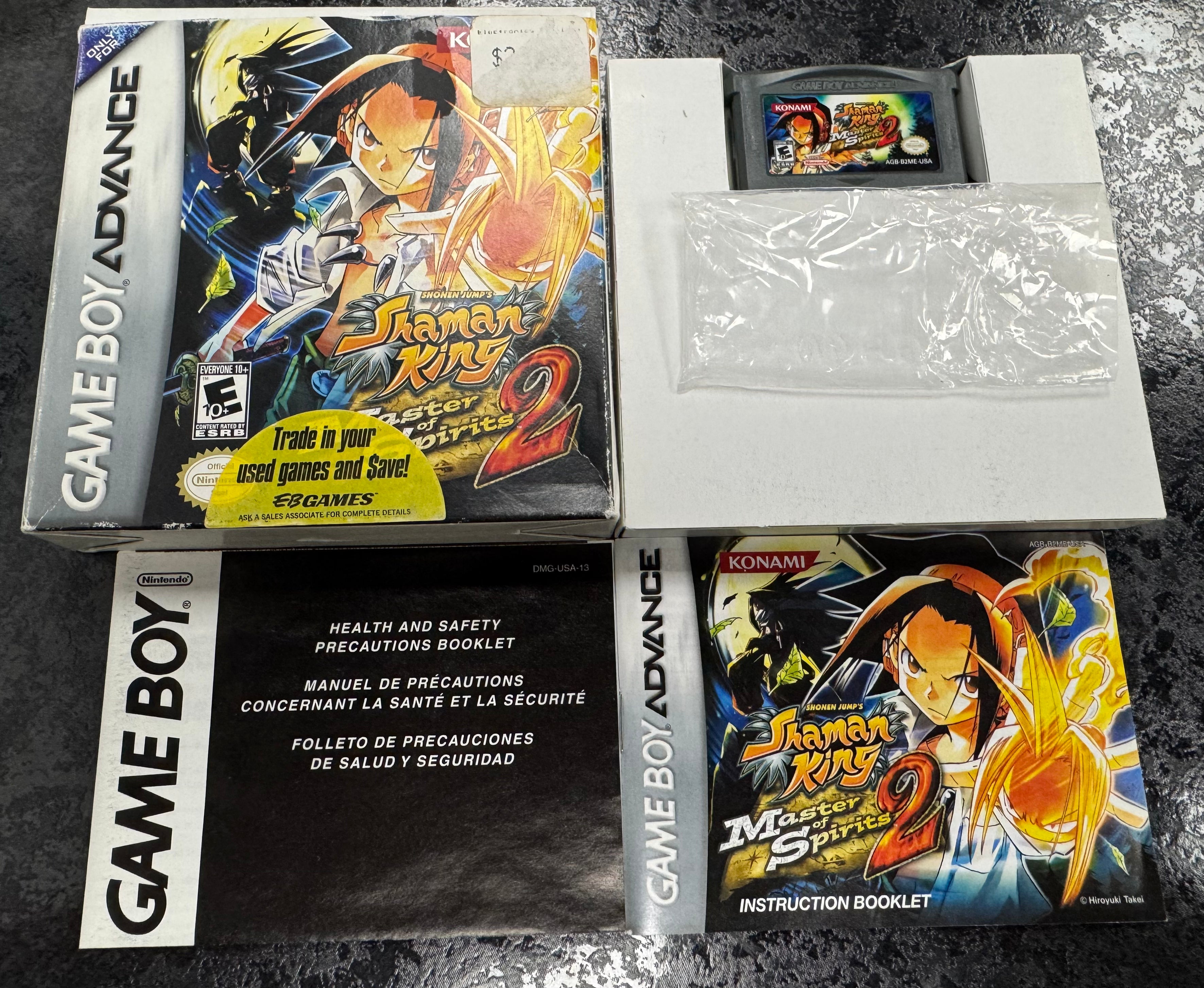 Shaman King Master of Spirits 2 - Nintendo Game Boy Advance