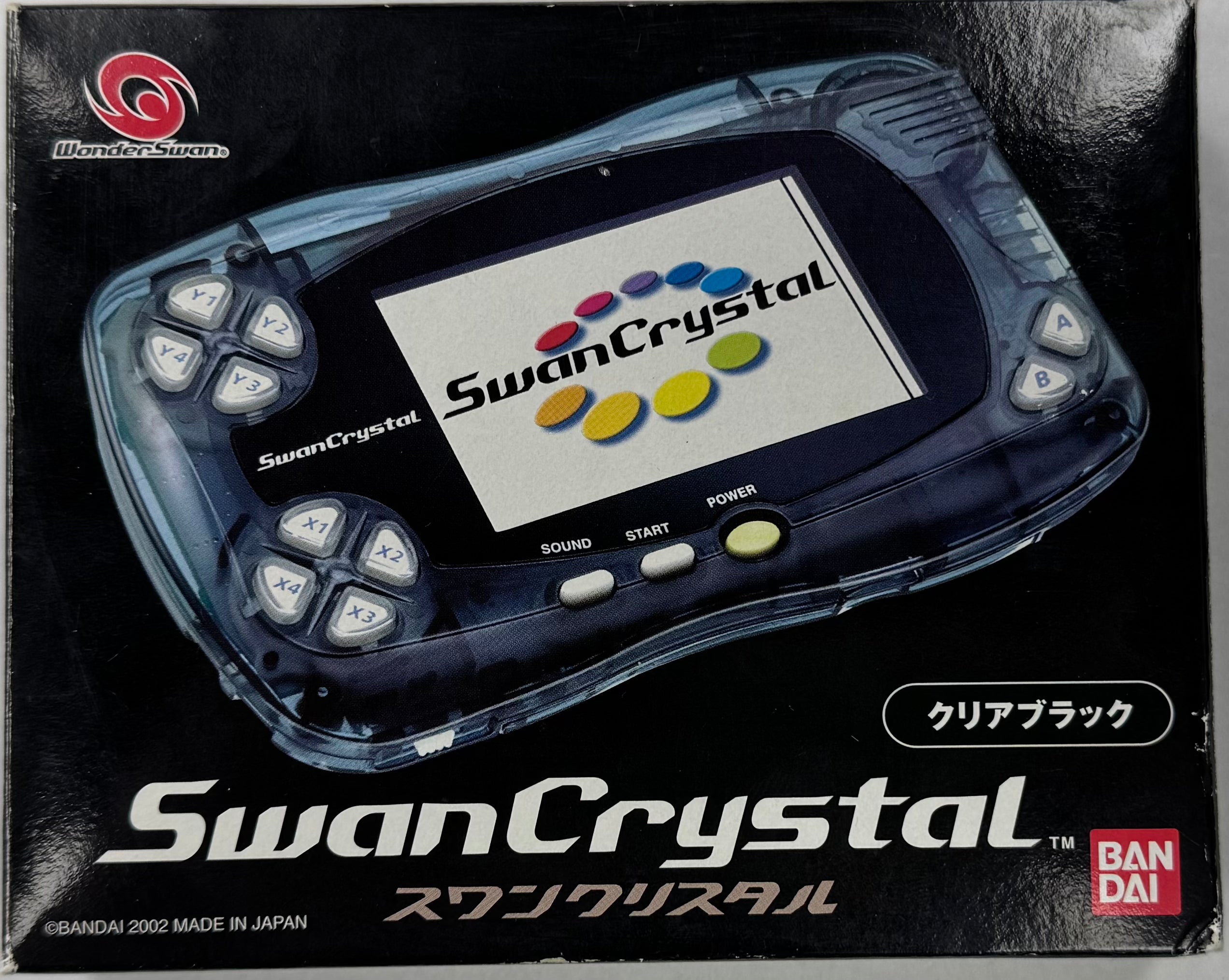 WonderSwan Crystal SwanCrystal [Crystal Clear Black]