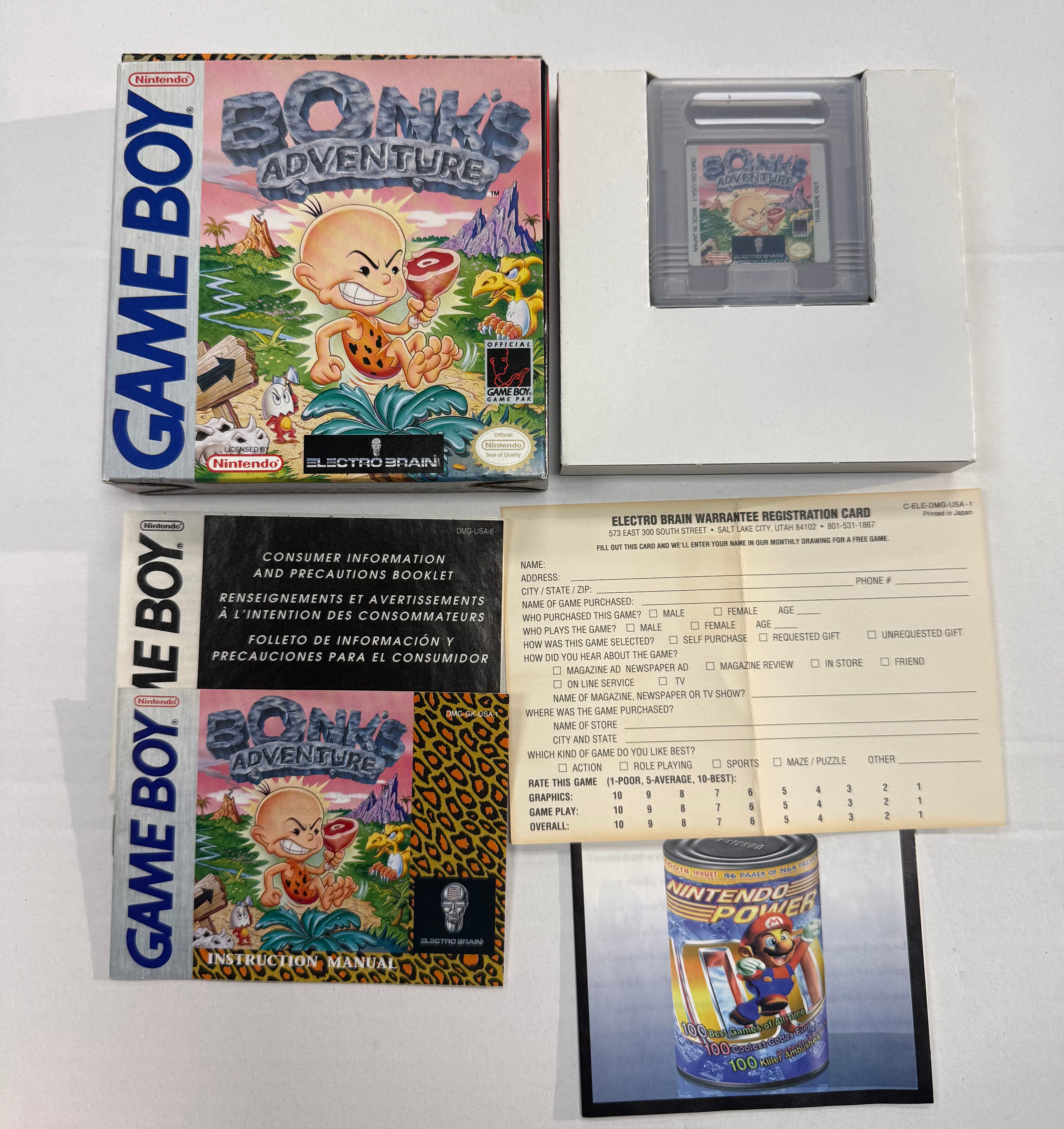 Bonk's Adventure: Complete - Nintendo Game Boy