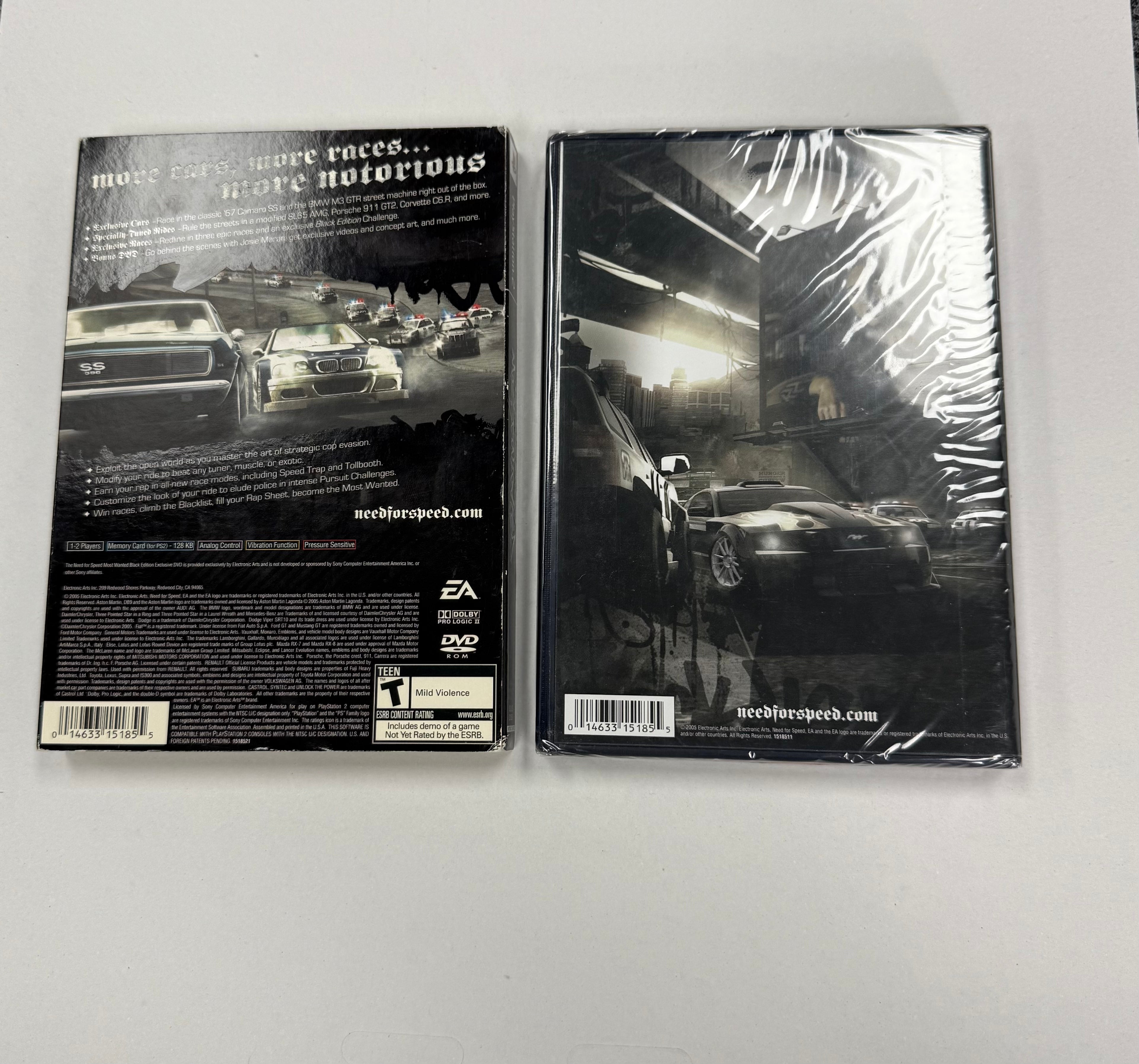 Need for Speed Most Wanted Black Edition - Sony PlayStation 2 (PS2)