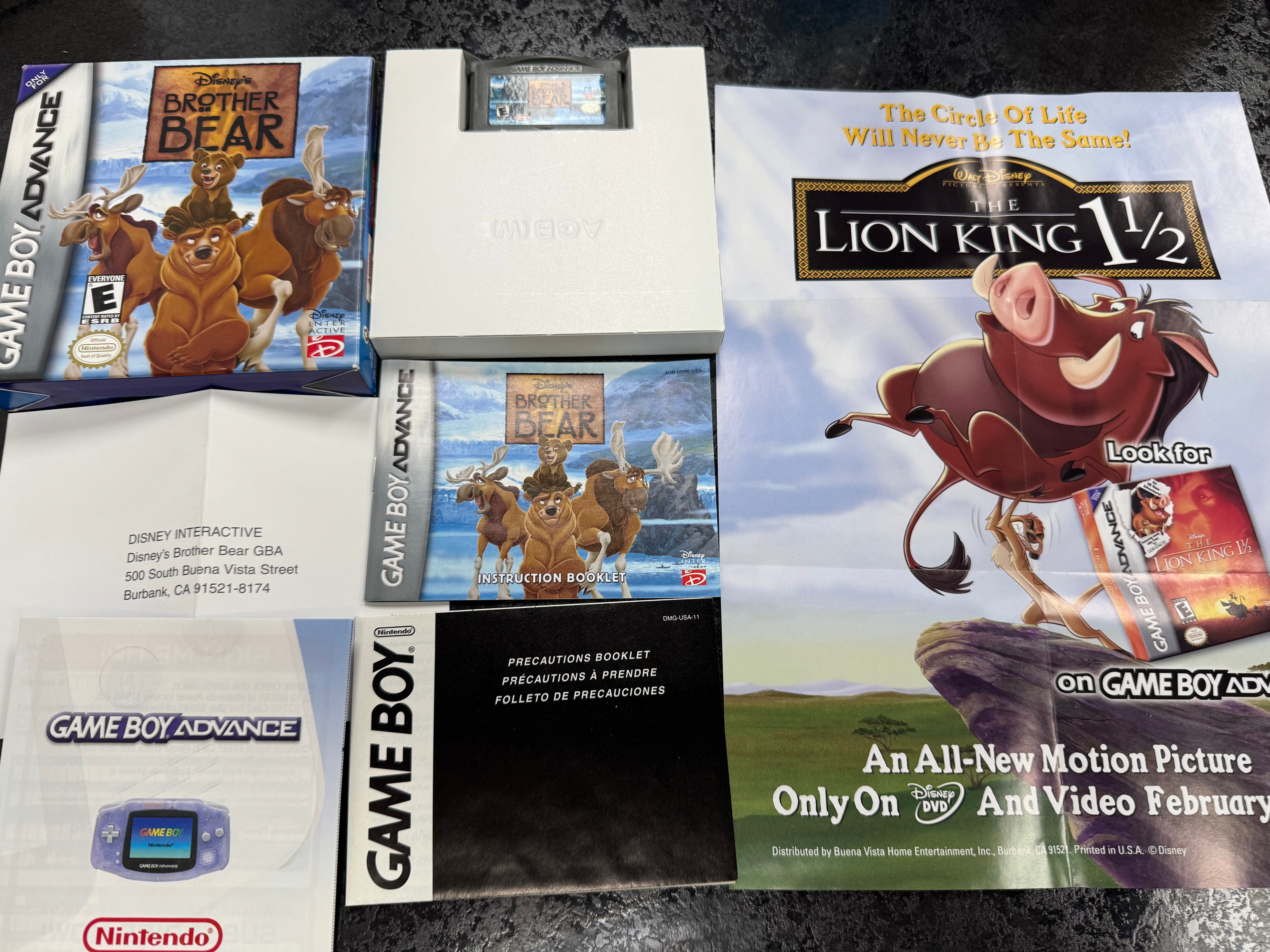 Brother Bear - Nintendo Game Boy Advance