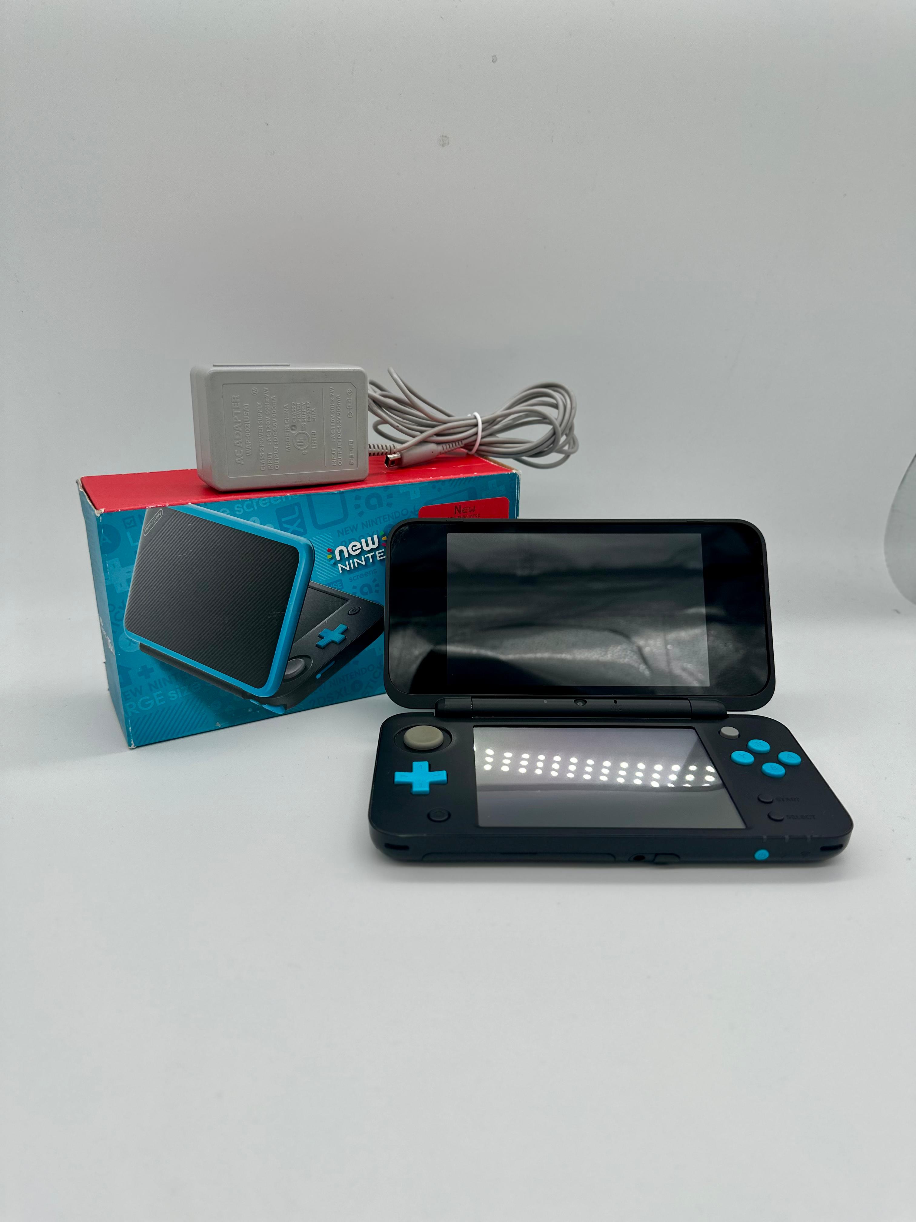 New Nintendo 2DS XL Black & Turquoise Handheld Console