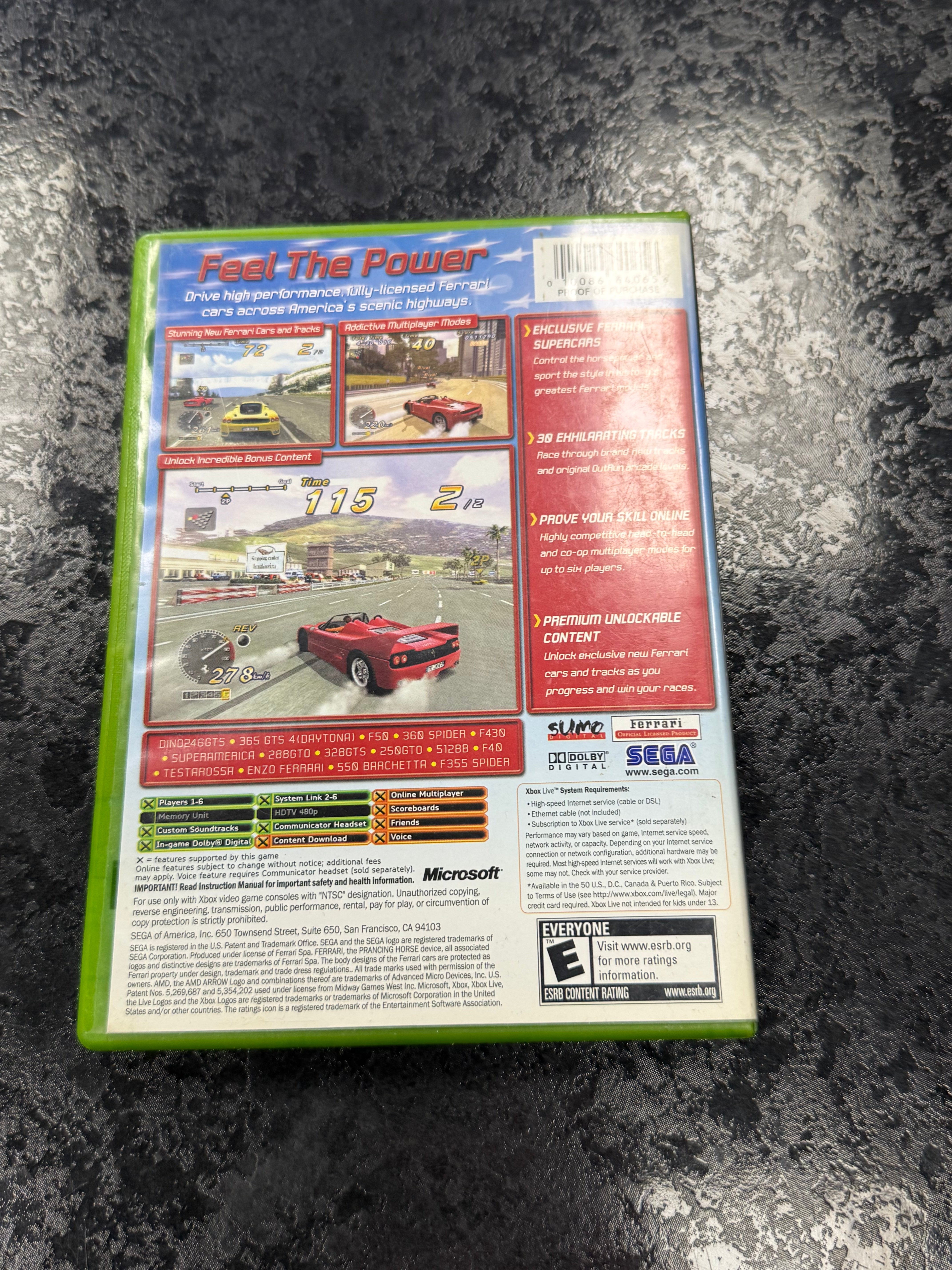 OutRun 2006 Coast 2 Coast - Microsoft Xbox
