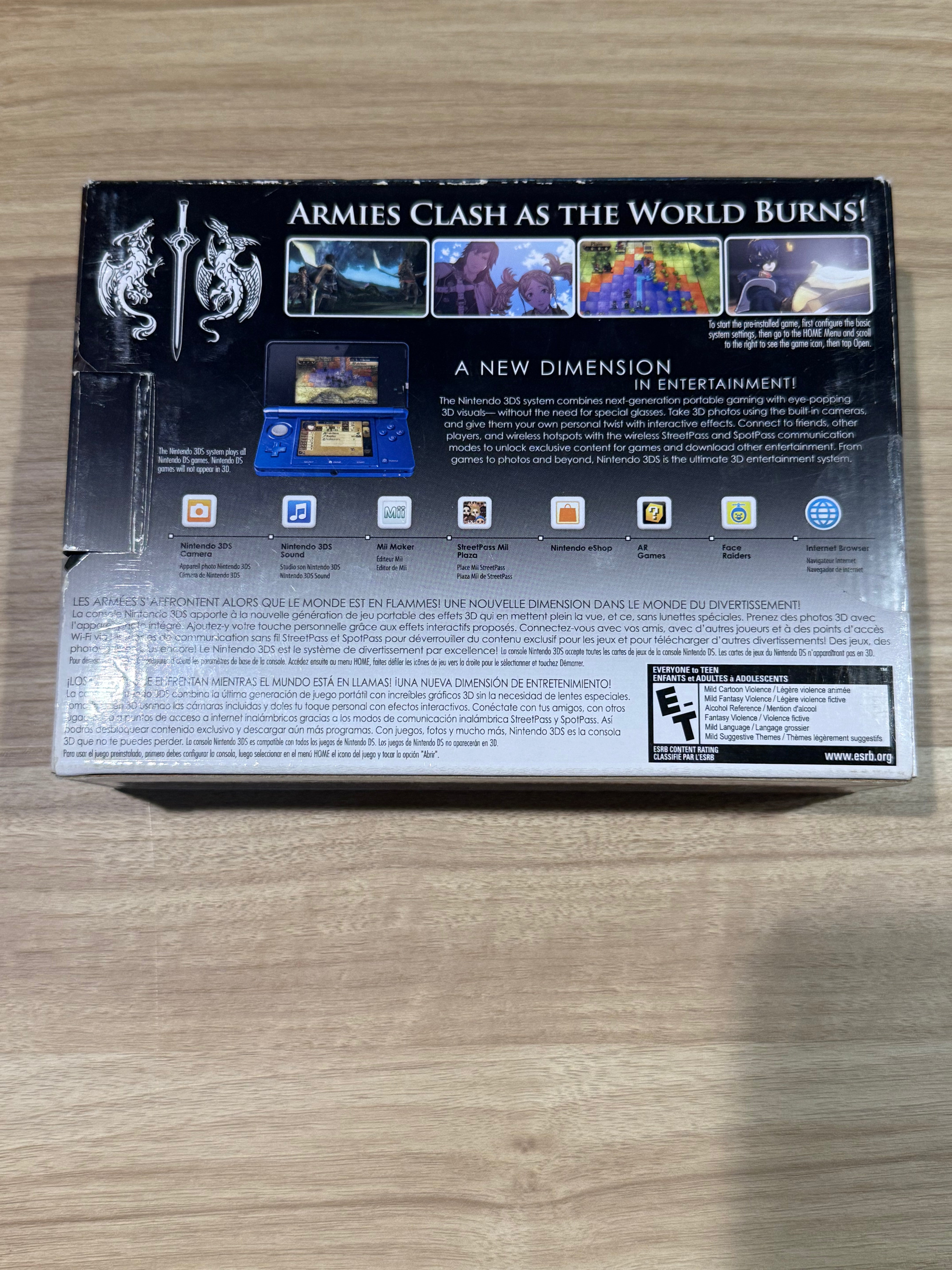 Nintendo 3DS Blue Fire Emblem Awakening Limited Edition