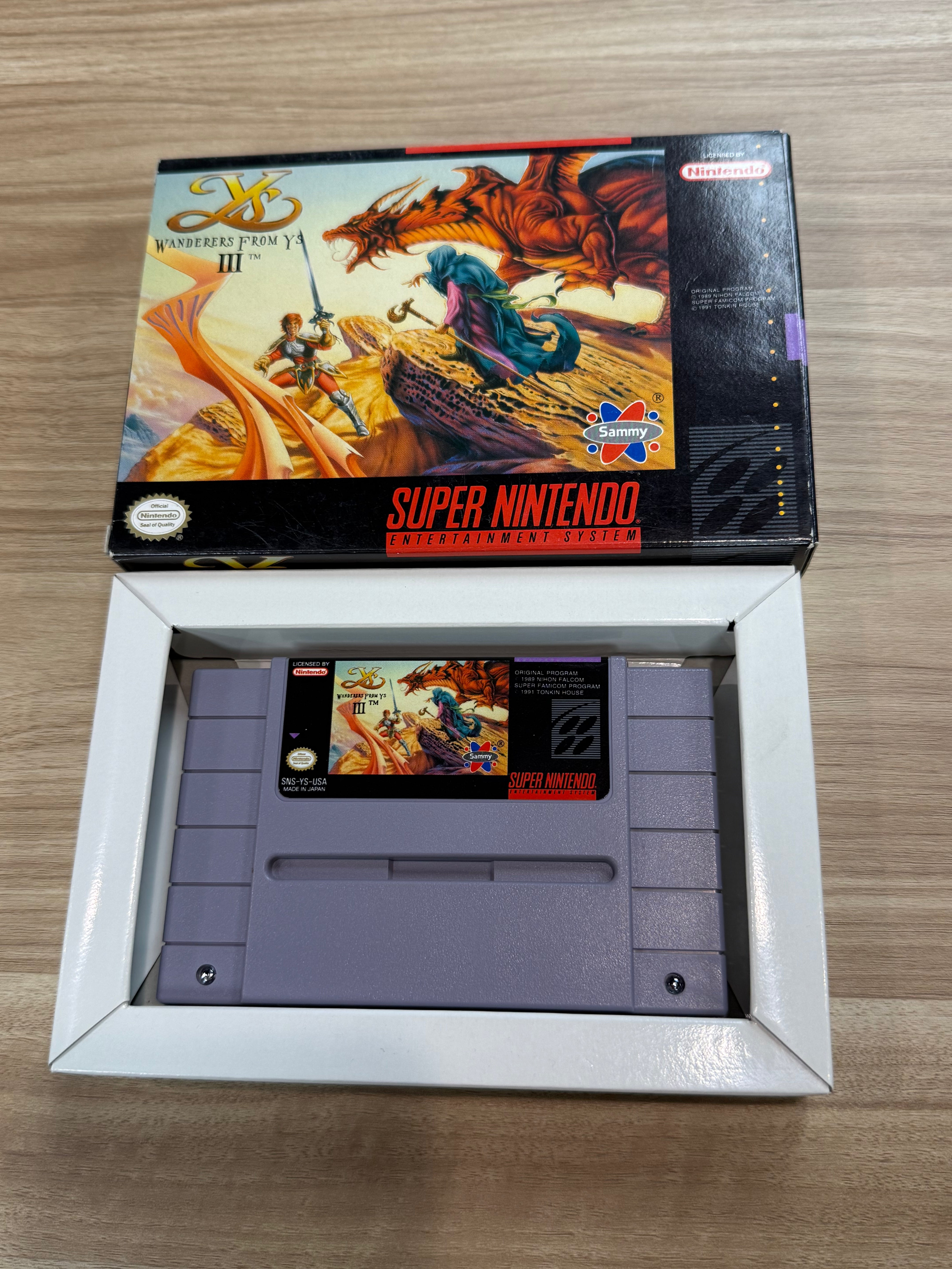 Ys III Wanderers from Ys - Nintendo SNES