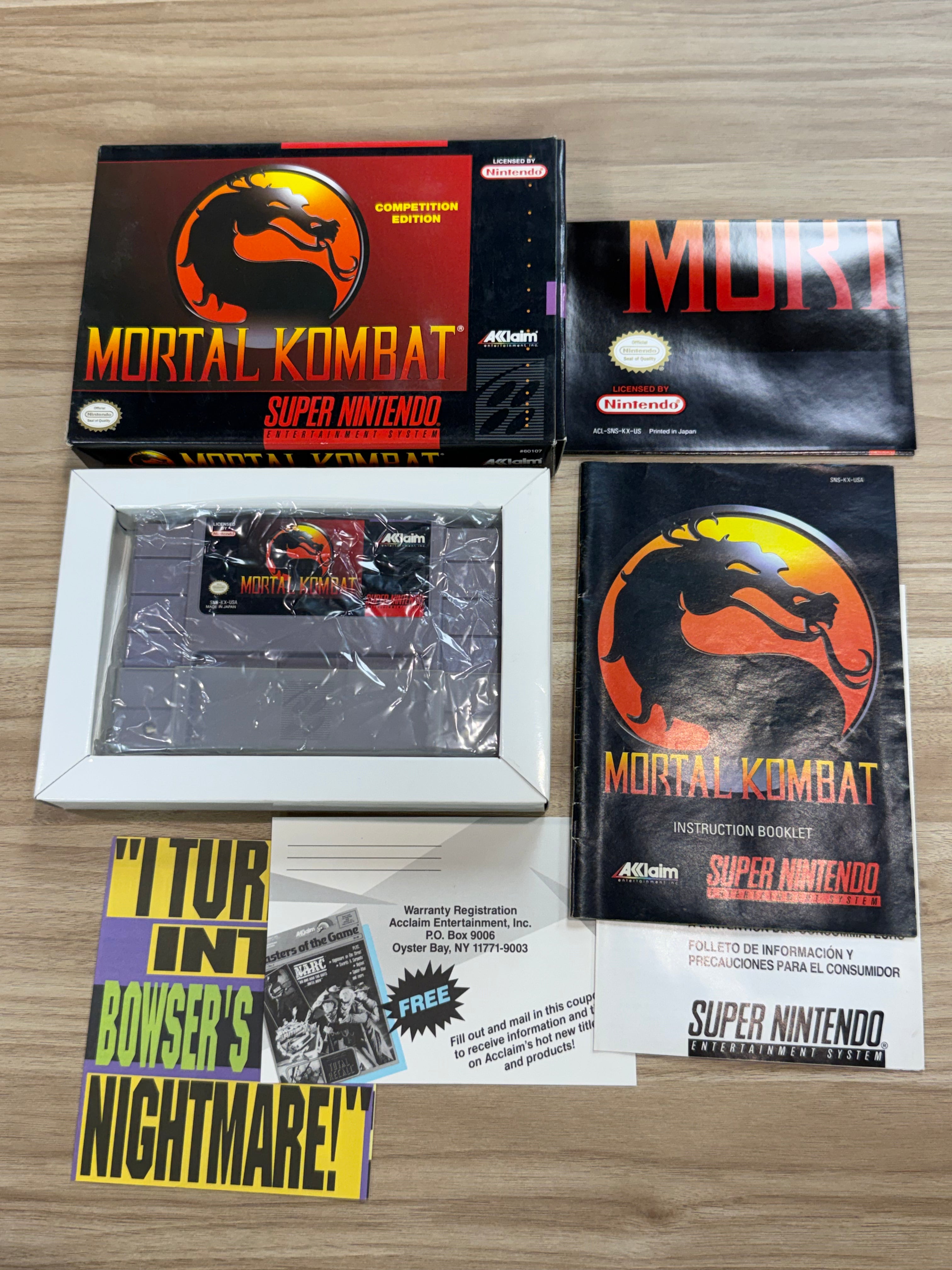 Mortal Kombat - Nintendo SNES