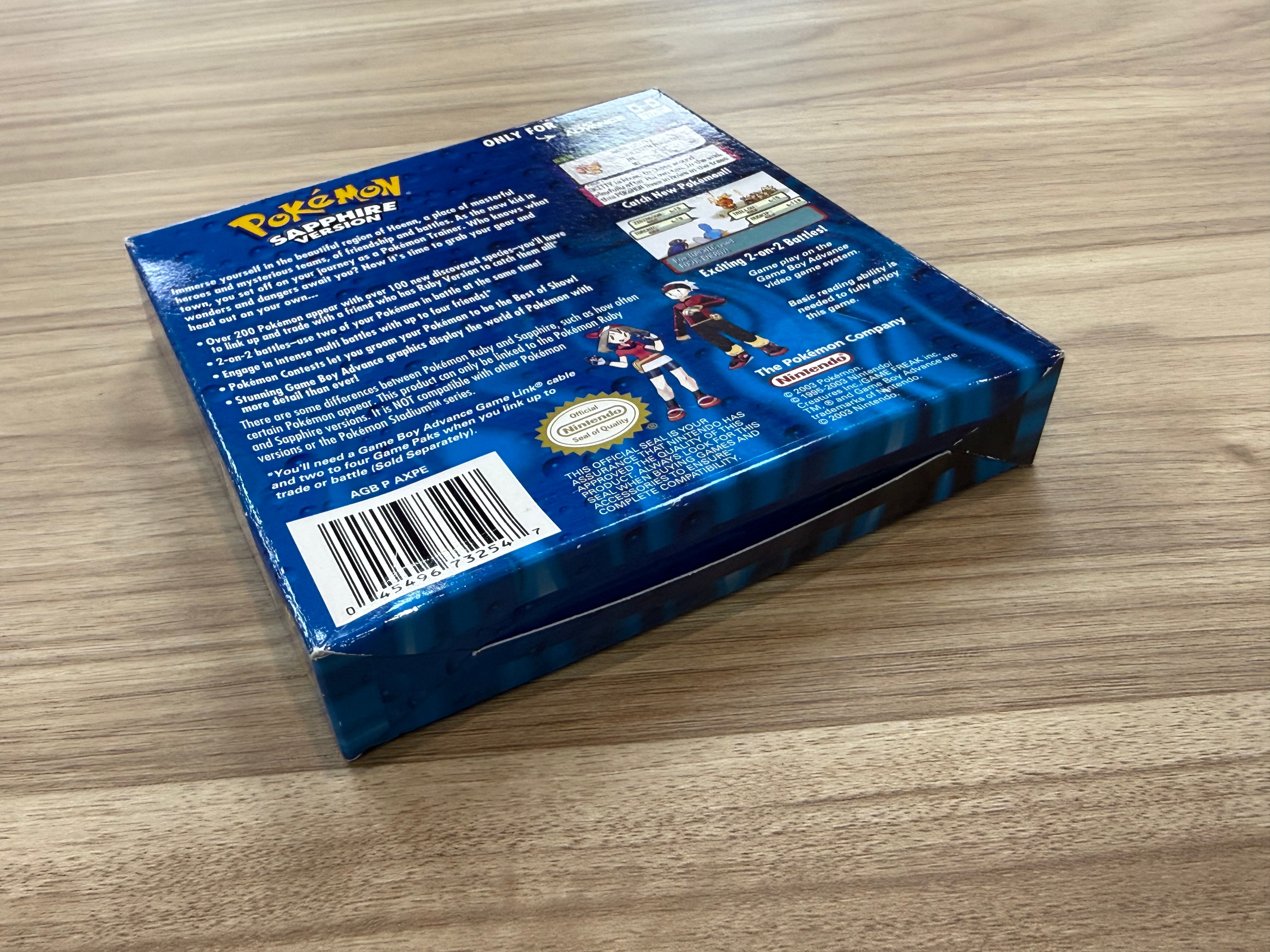 Pokemon Sapphire - Nintendo Game Boy Advance