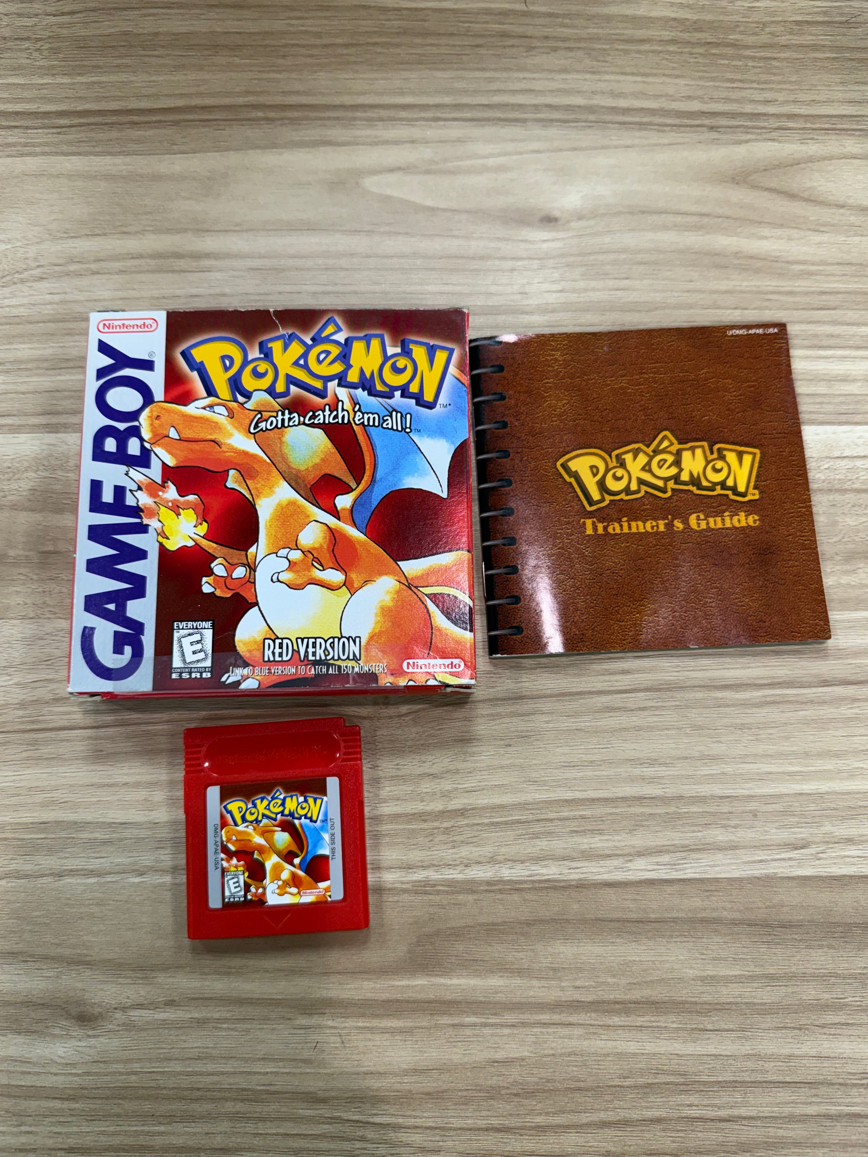 Pokemon Red - Nintendo Game Boy - Complete In Box - A