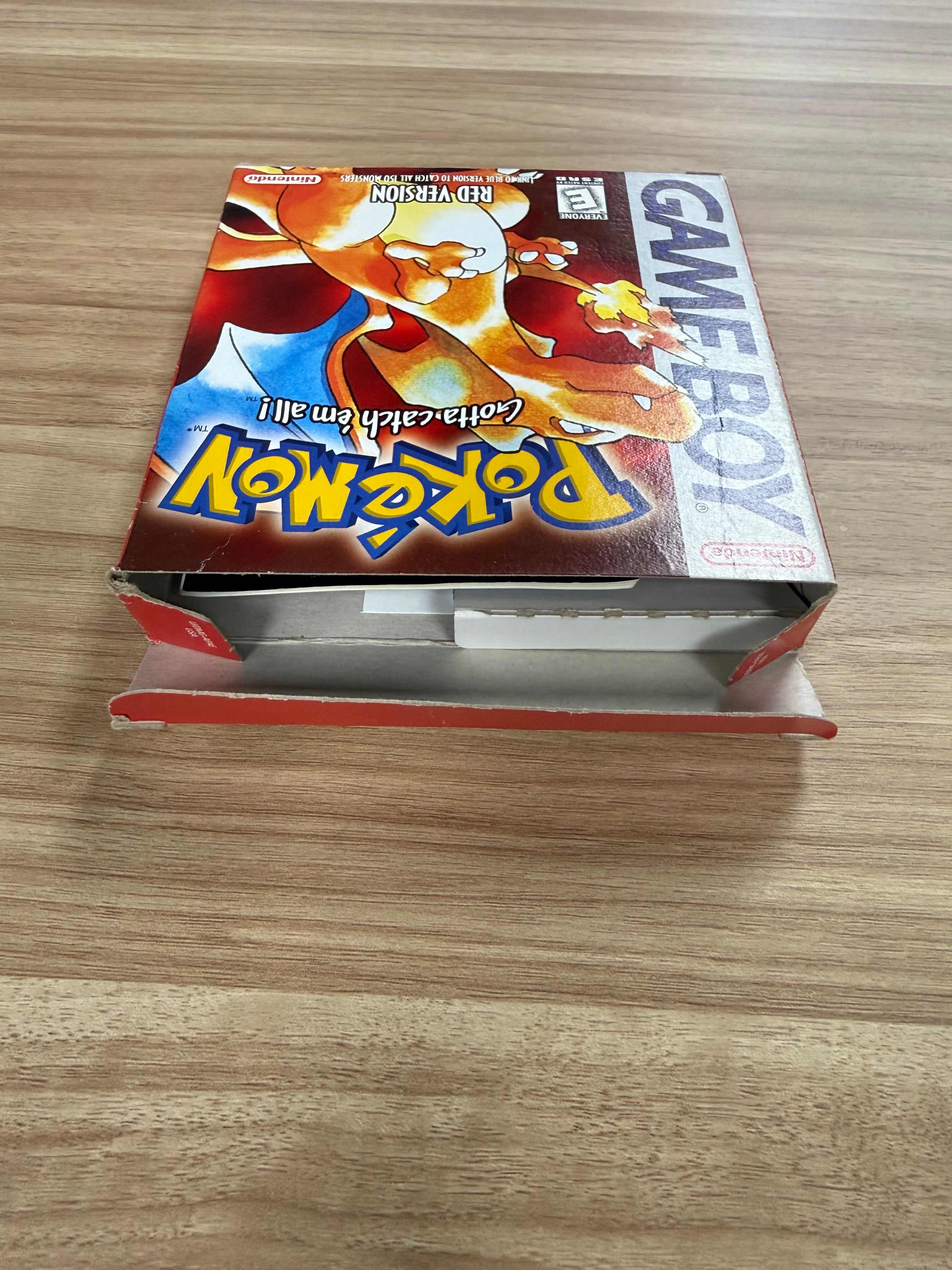 Pokemon Red - Nintendo Game Boy - Complete In Box - B