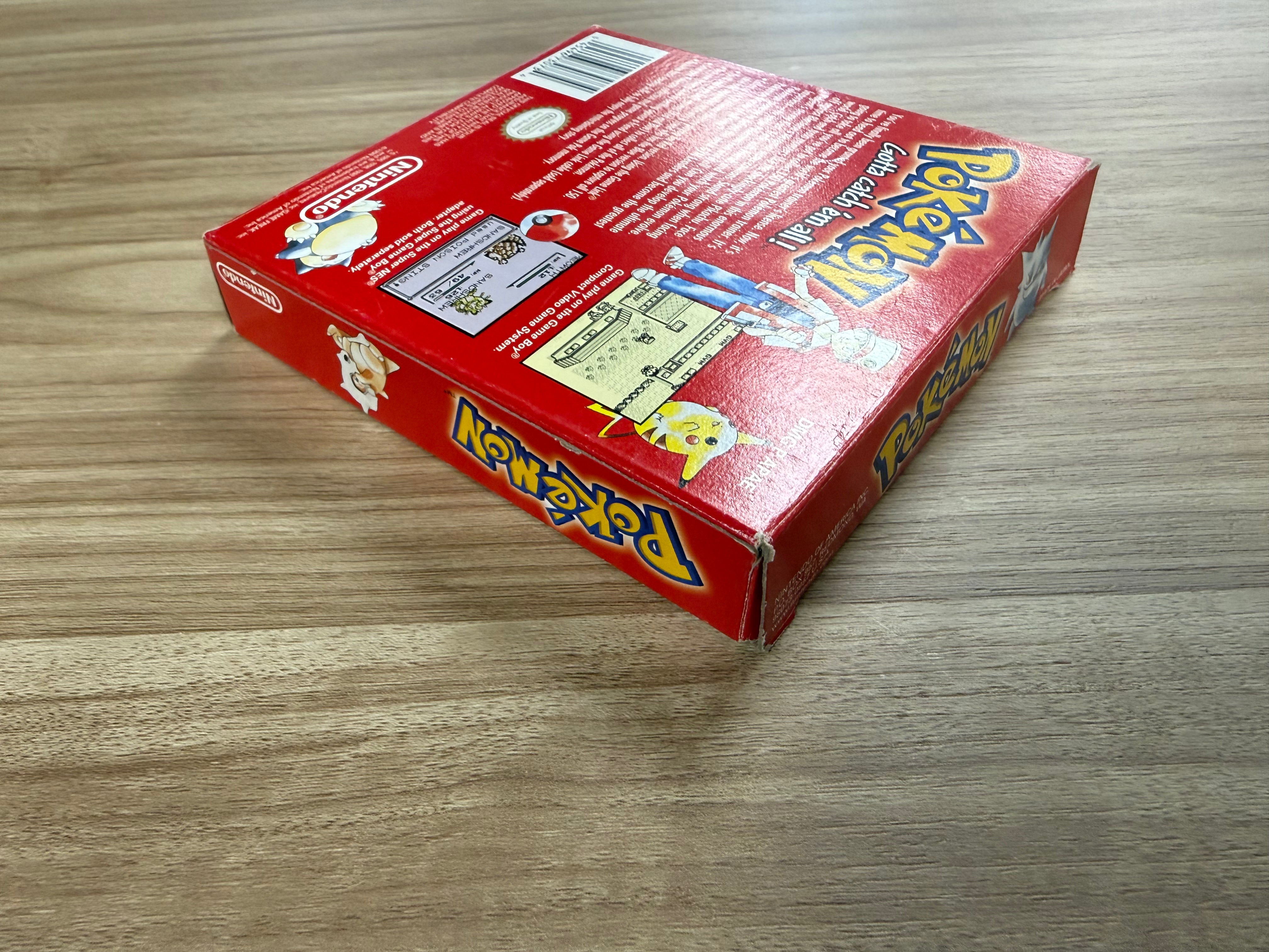 Pokemon Red - Nintendo Game Boy - Complete In Box - B