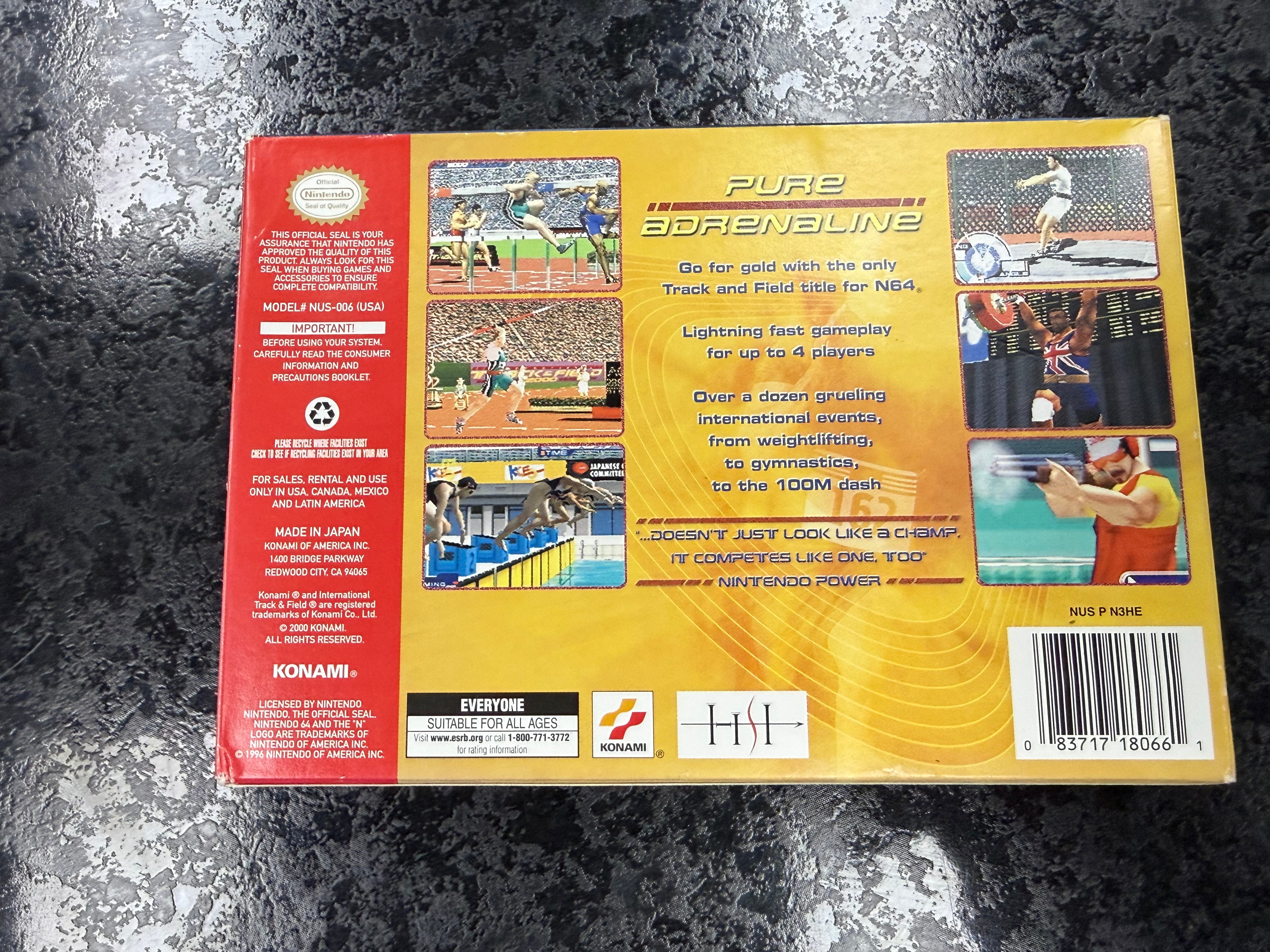 Track and Field 2000 - Nintendo N64