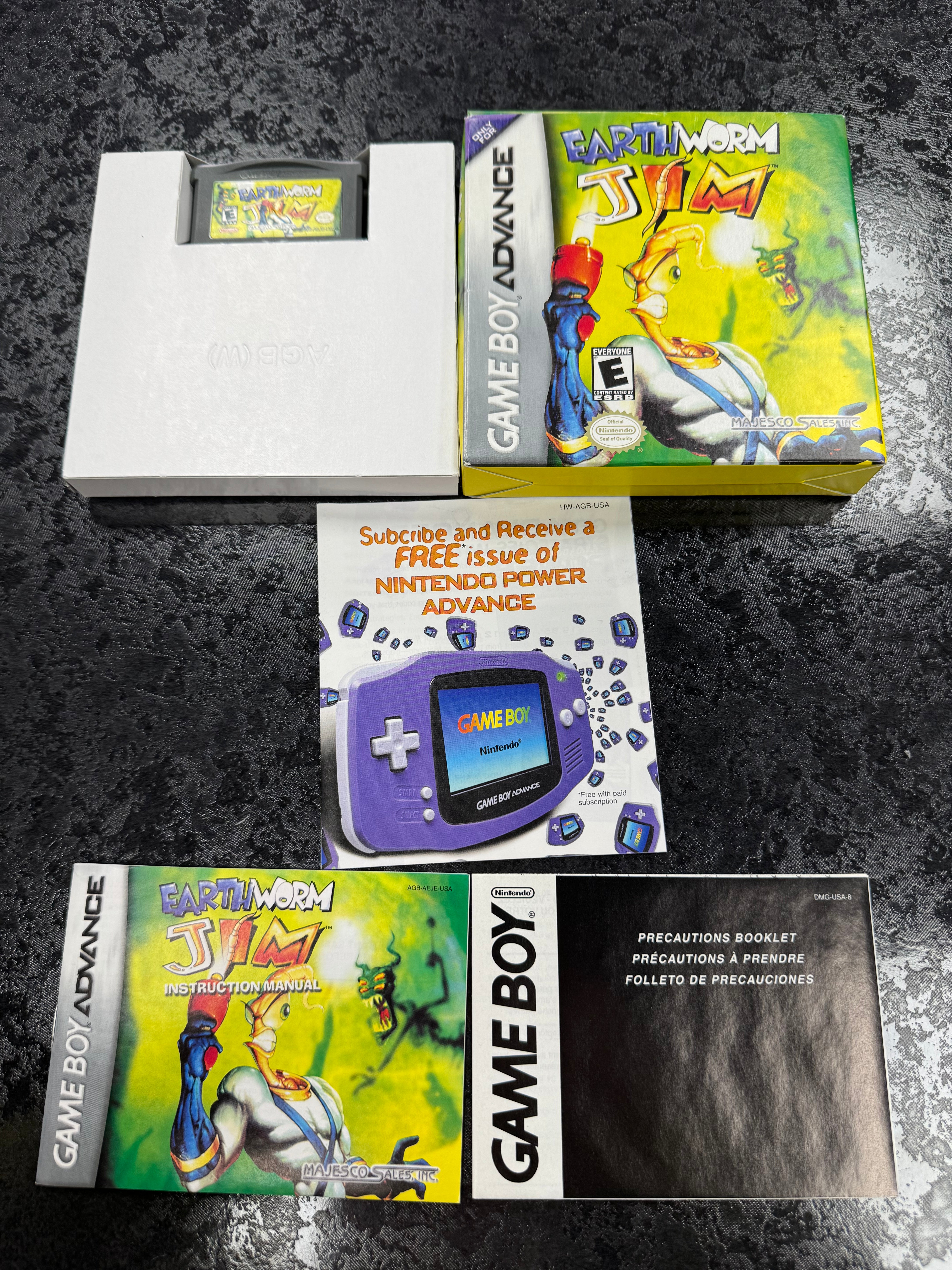 Earthworm Jim - Nintendo Game Boy Advance