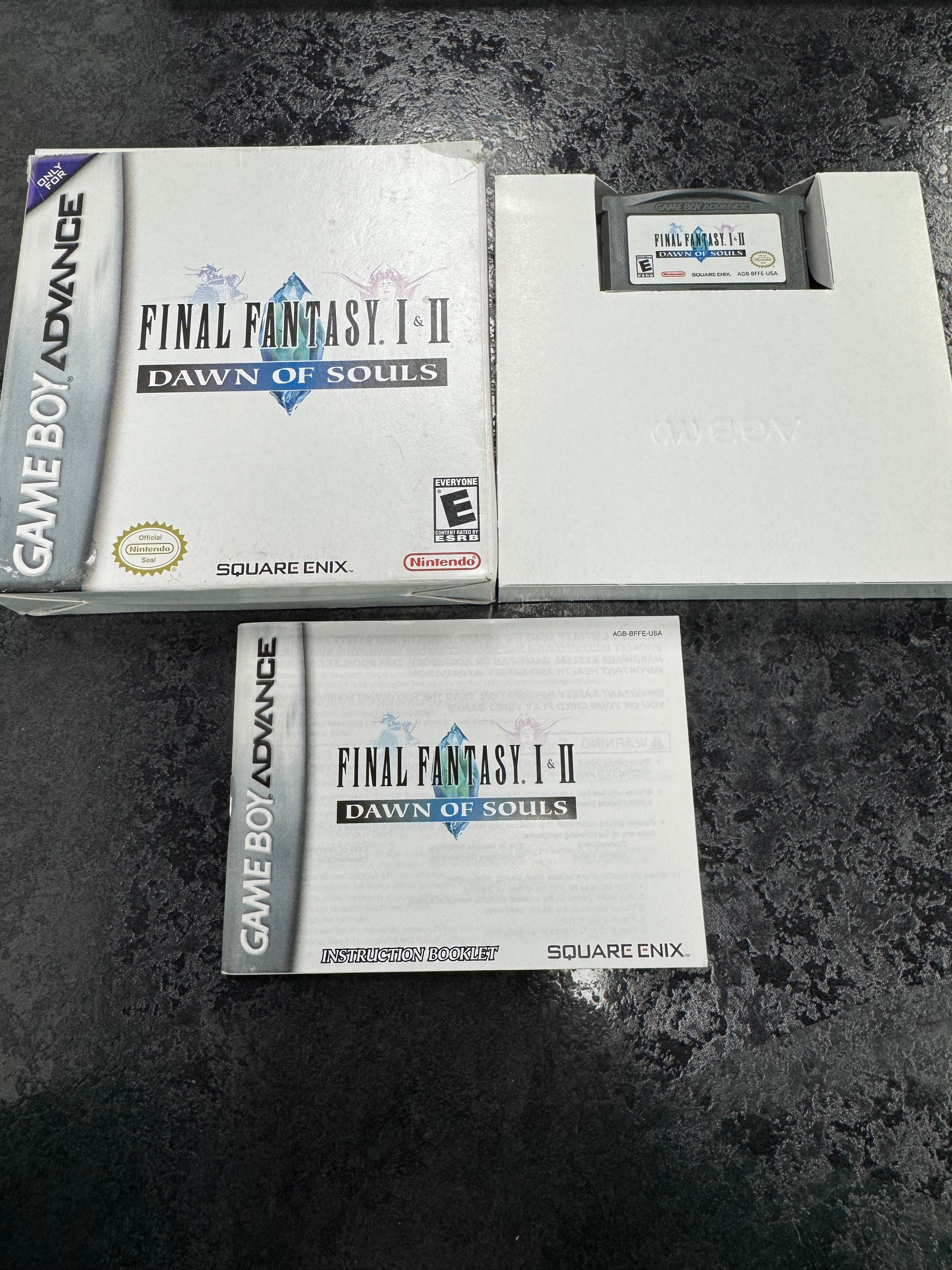 Final Fantasy I & II Dawn of Souls - Nintendo Game Boy Advance
