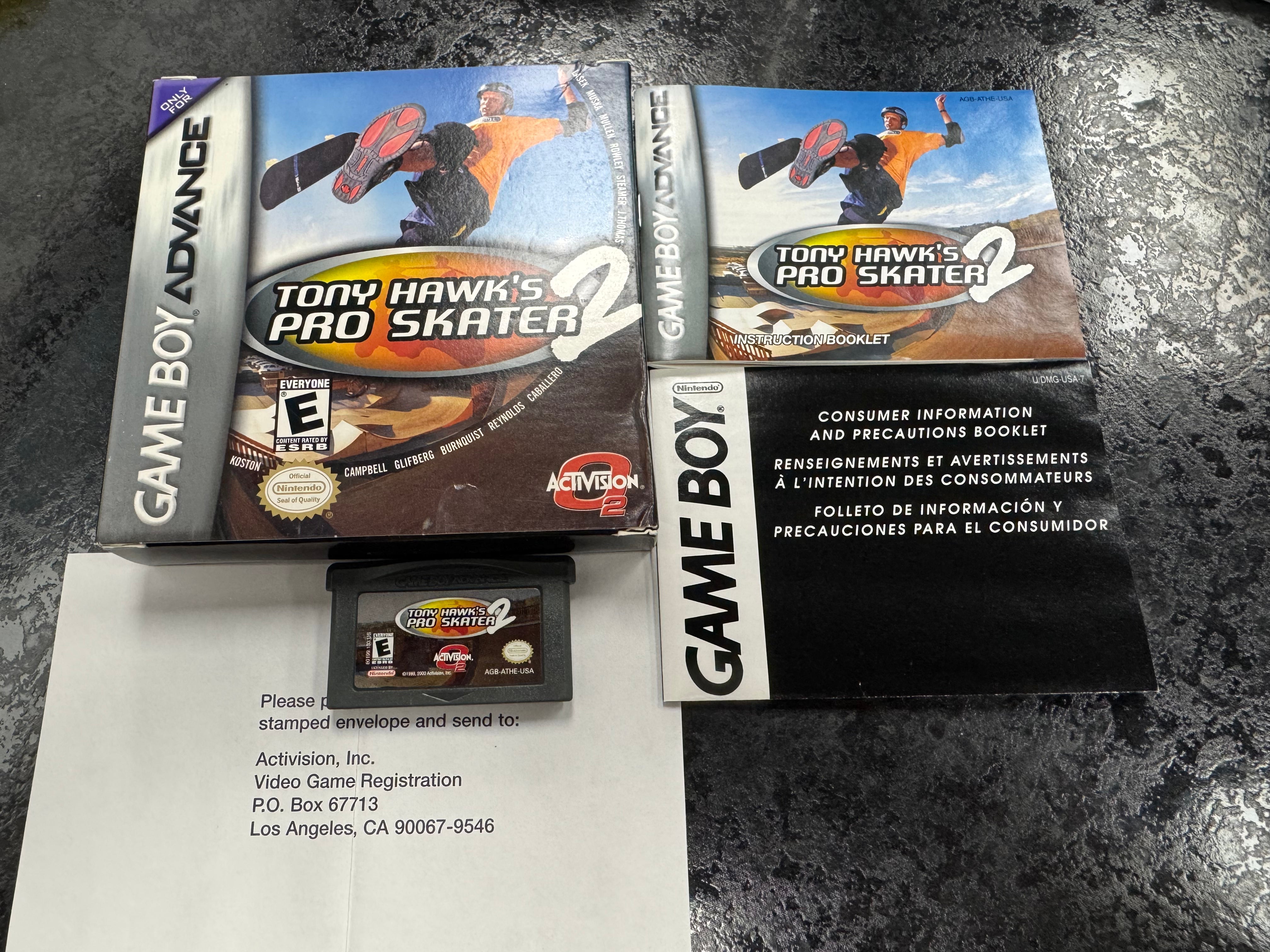 Tony Hawk Pro Skater 2 - Nintendo Game Boy Advance