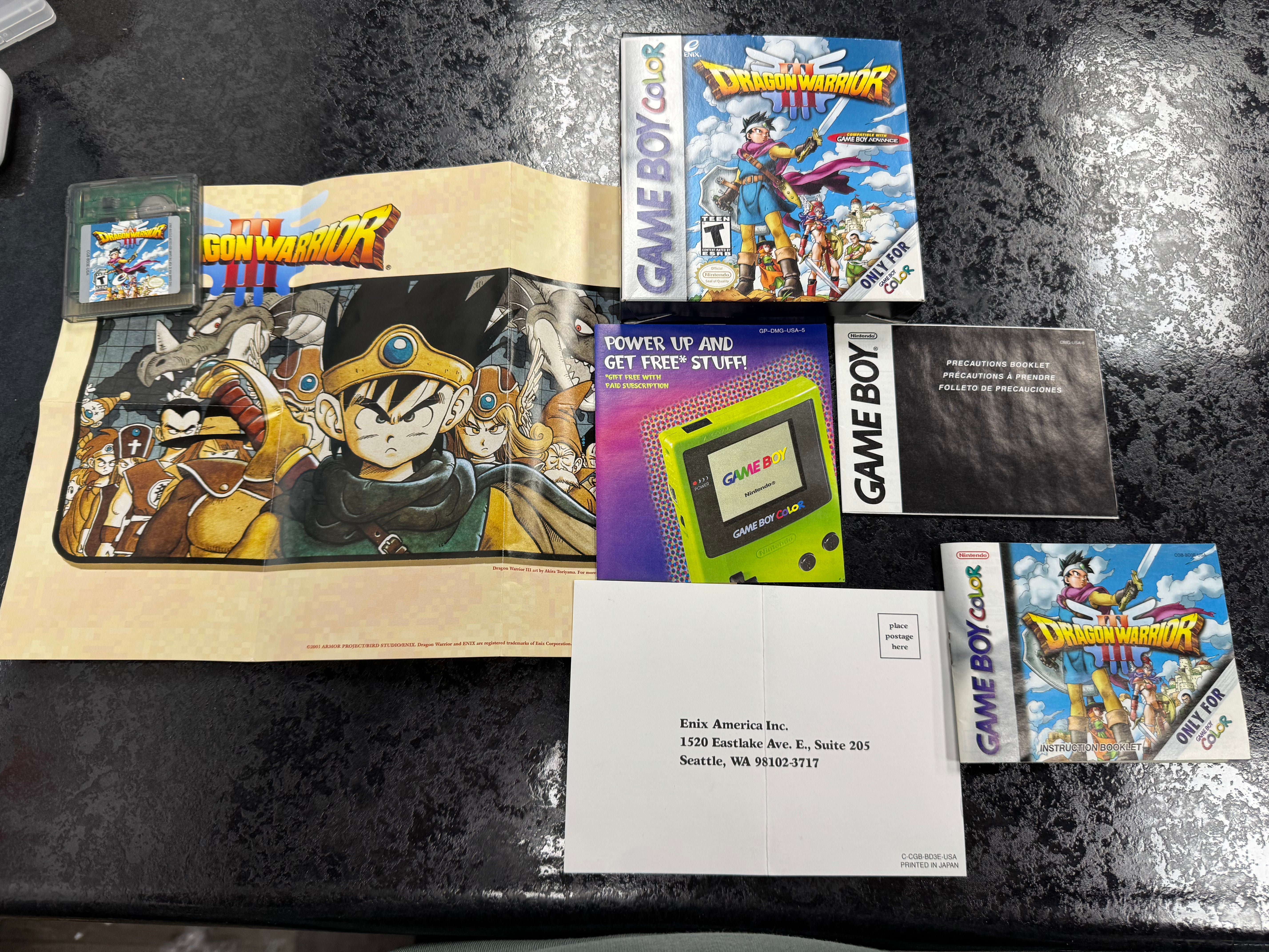 Dragon Warrior III - Nintendo Game Boy Color