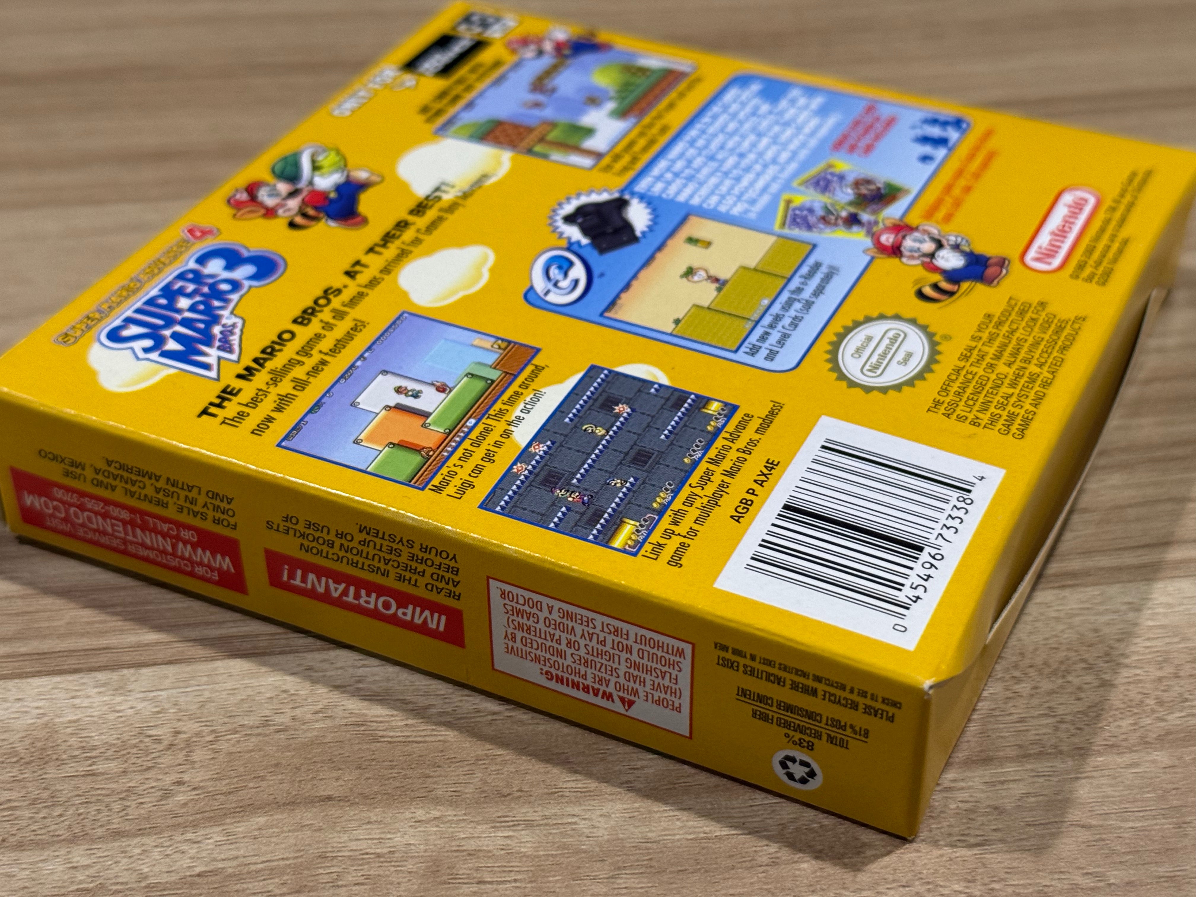 Super Mario Advance 4 Super Mario Bros. 3 - Nintendo Game Boy Advance