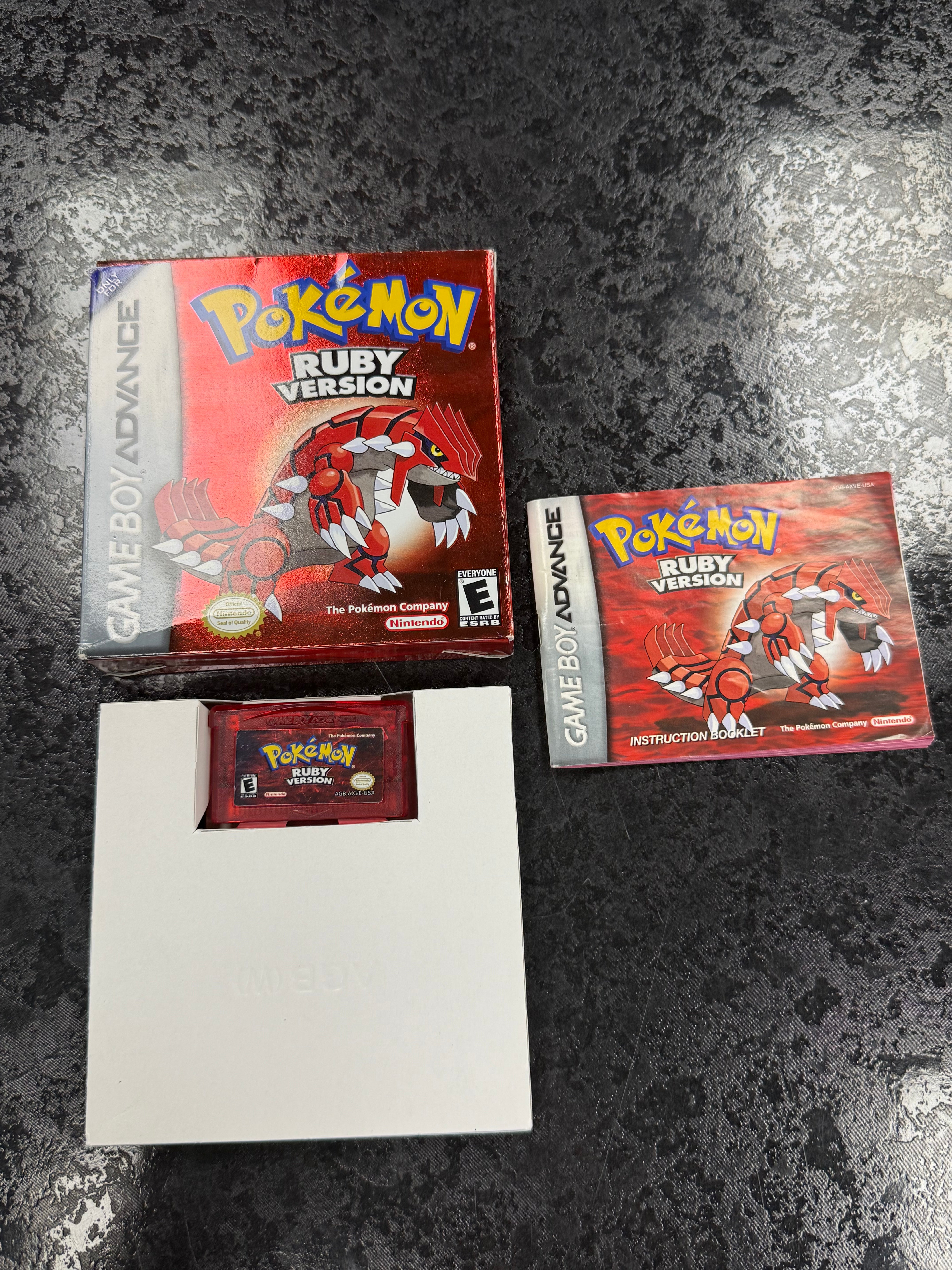 Pokemon Ruby: Complete - Nintendo Game Boy Advance-B