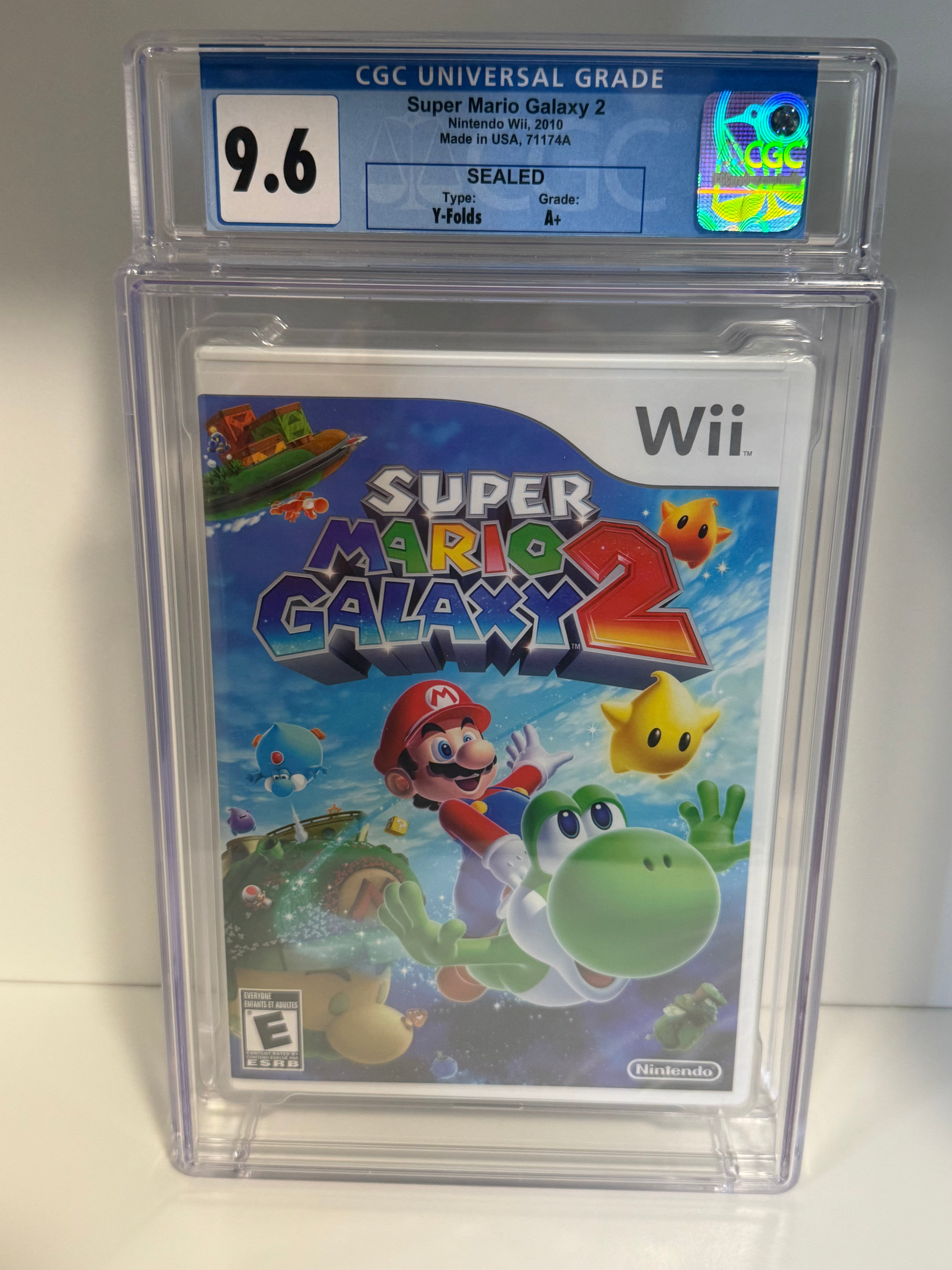 -GRADED 9.6 A+ - Super Mario Galaxy - Nintendo Wii
