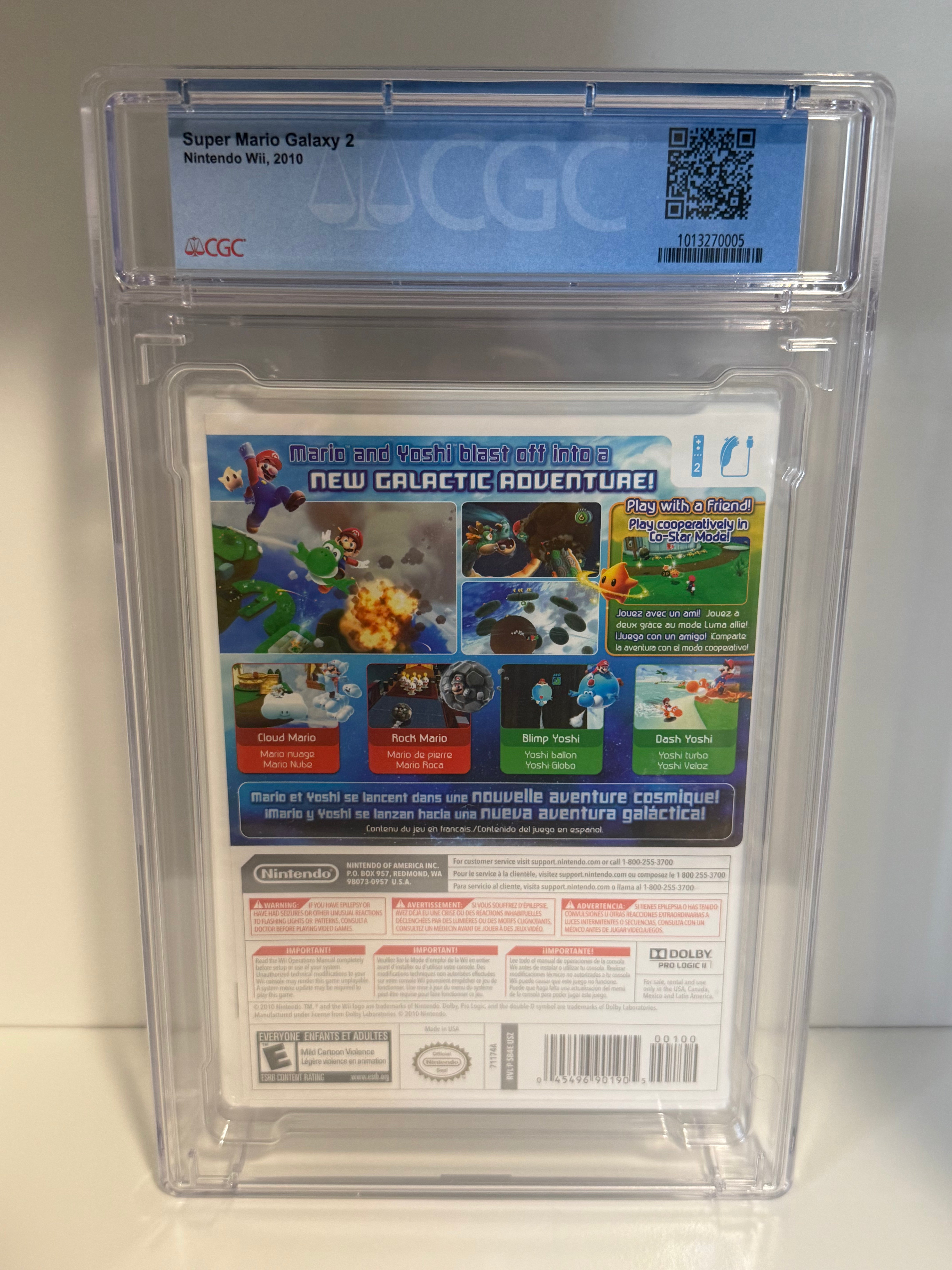 -GRADED 9.6 A+ - Super Mario Galaxy - Nintendo Wii