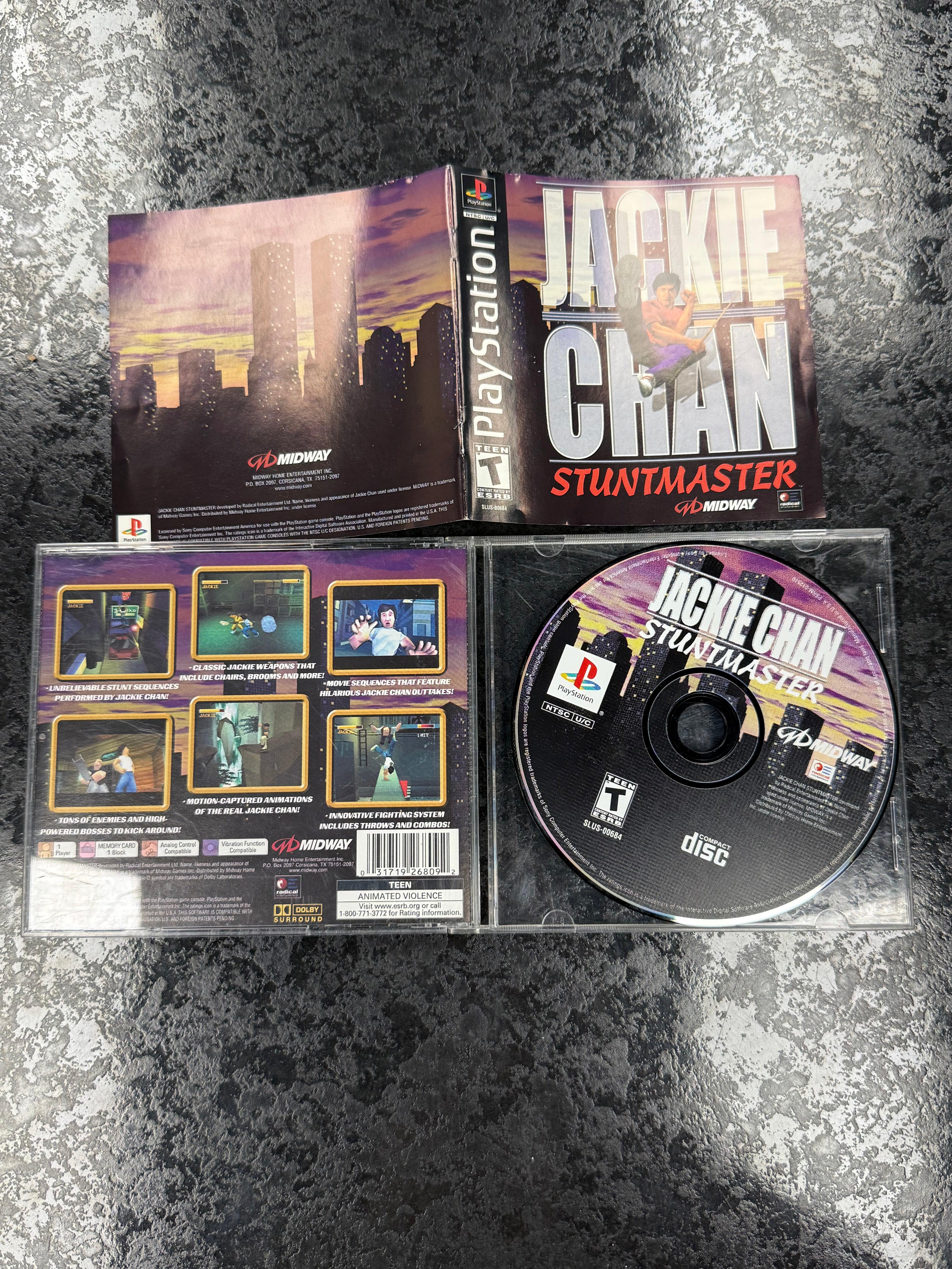 Jackie Chan's Stunt Master - Sony PlayStation 1 (PS1)