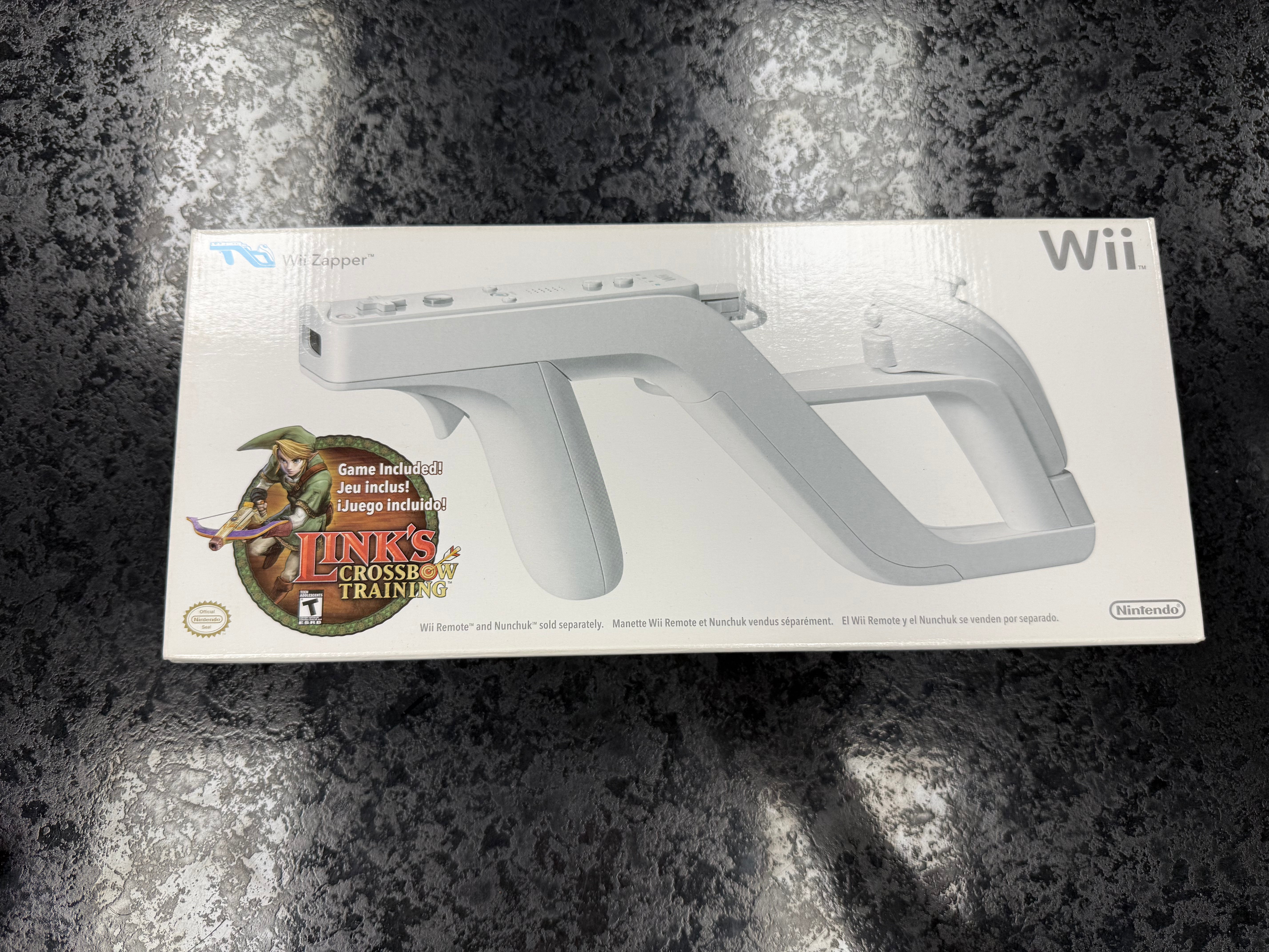 Nintendo Wii Zapper With Link's Crossbow Training Brand New