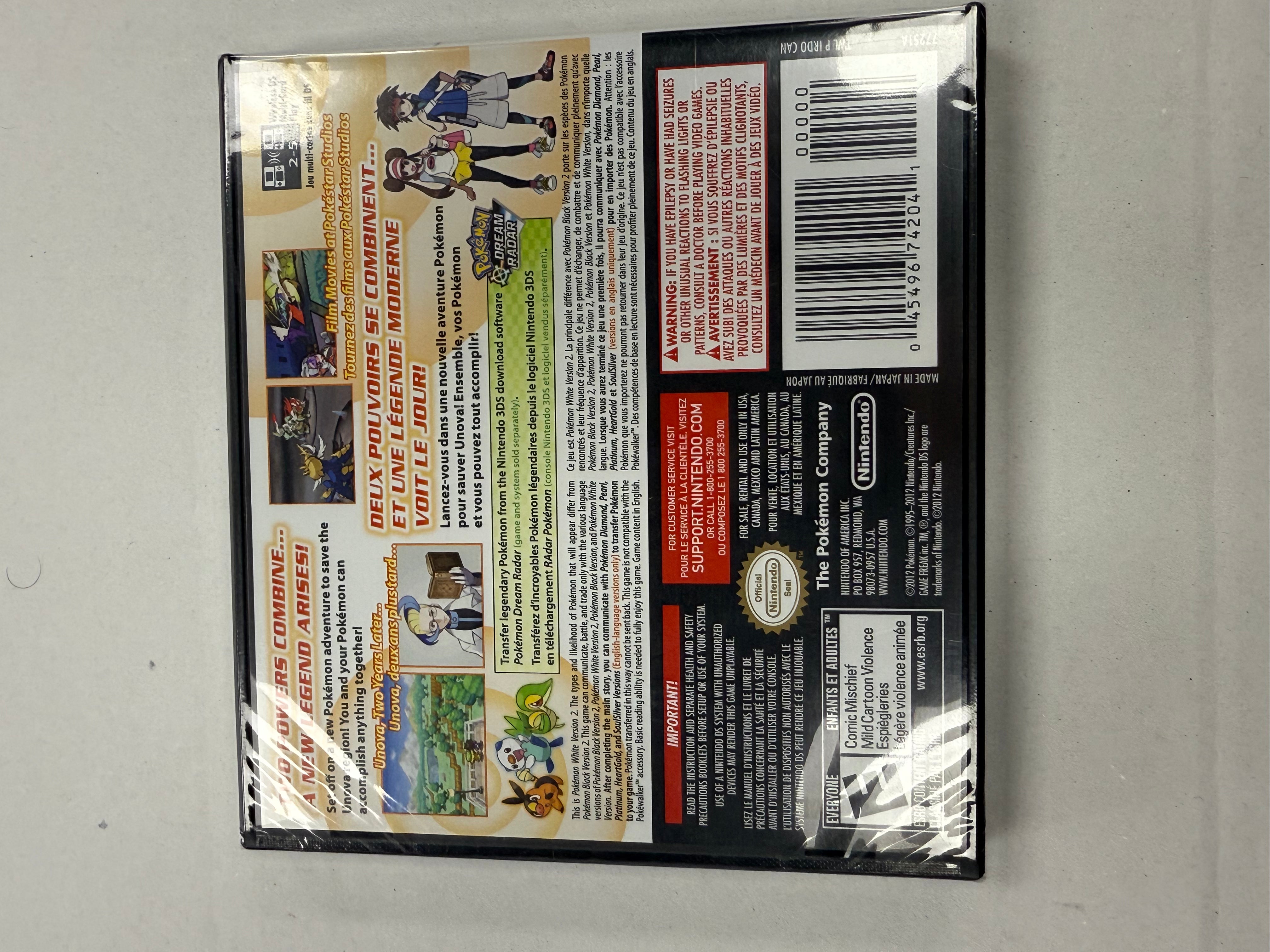 Pokemon White Version 2 - Nintendo DS