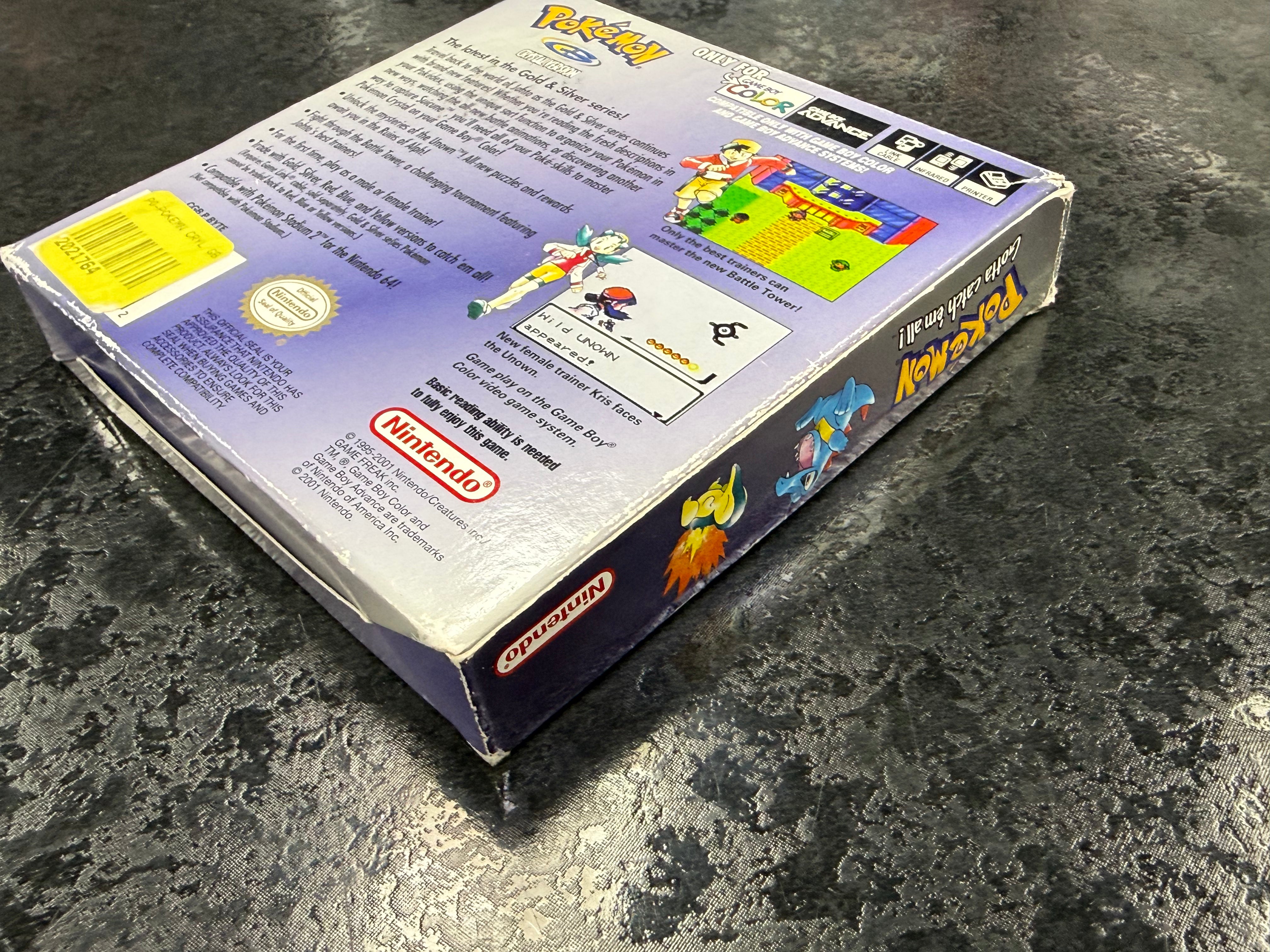 Pokemon Crystal - Nintendo Game Boy Color - C