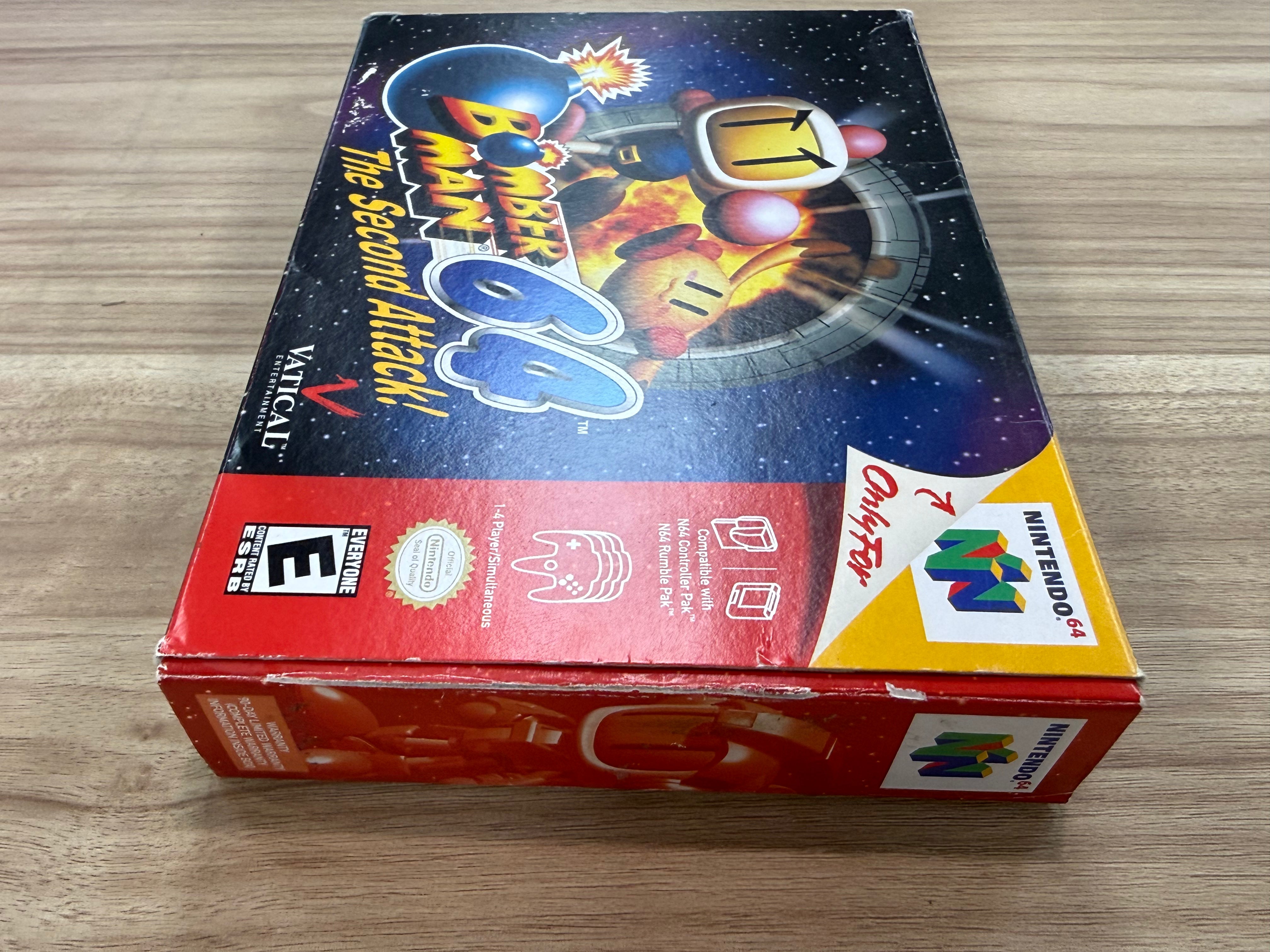 Bomberman 64 Second Attack - Nintendo N64 CIB - With Reg Card
