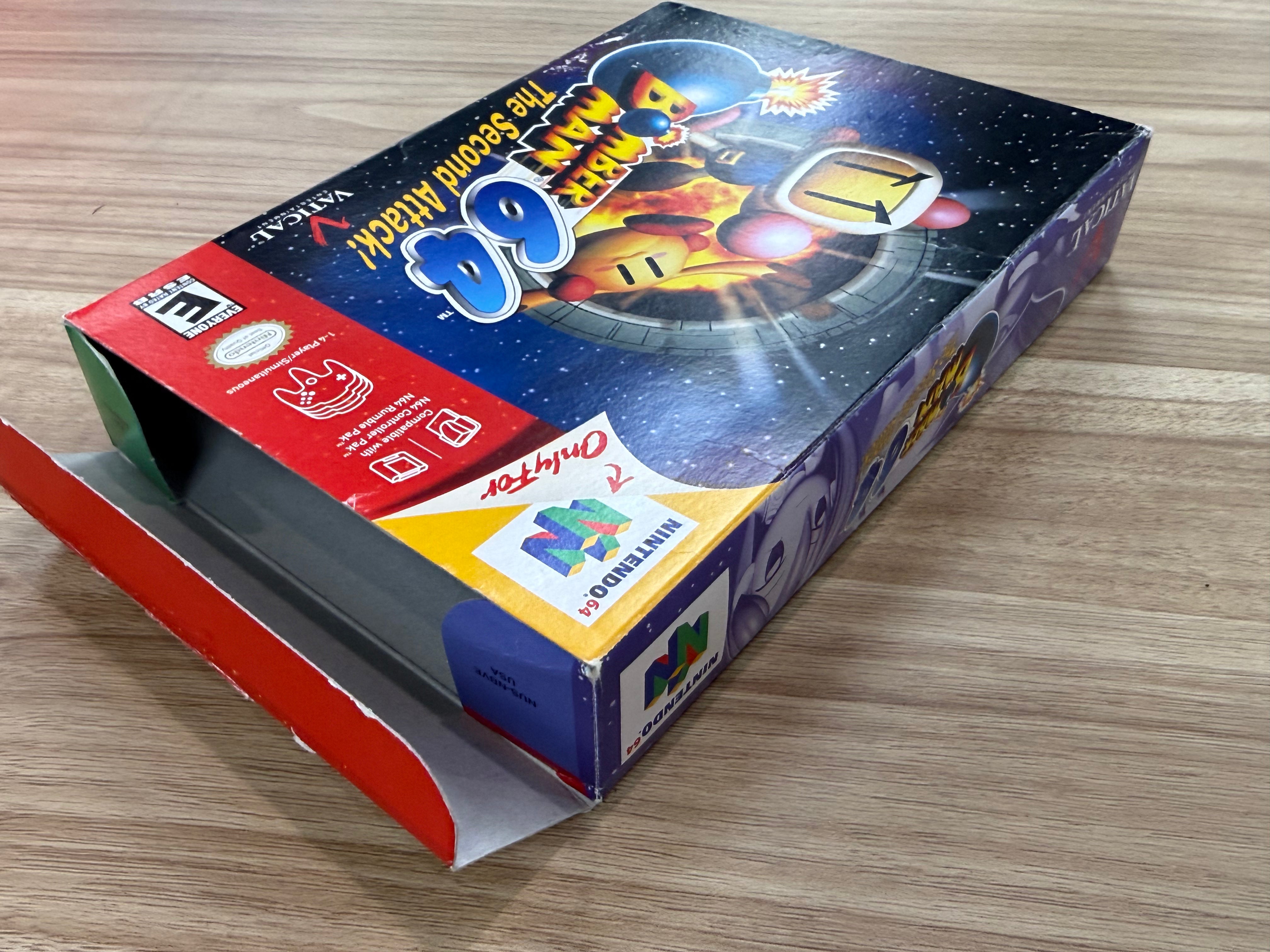 Bomberman 64 Second Attack - Nintendo N64 CIB - With Reg Card