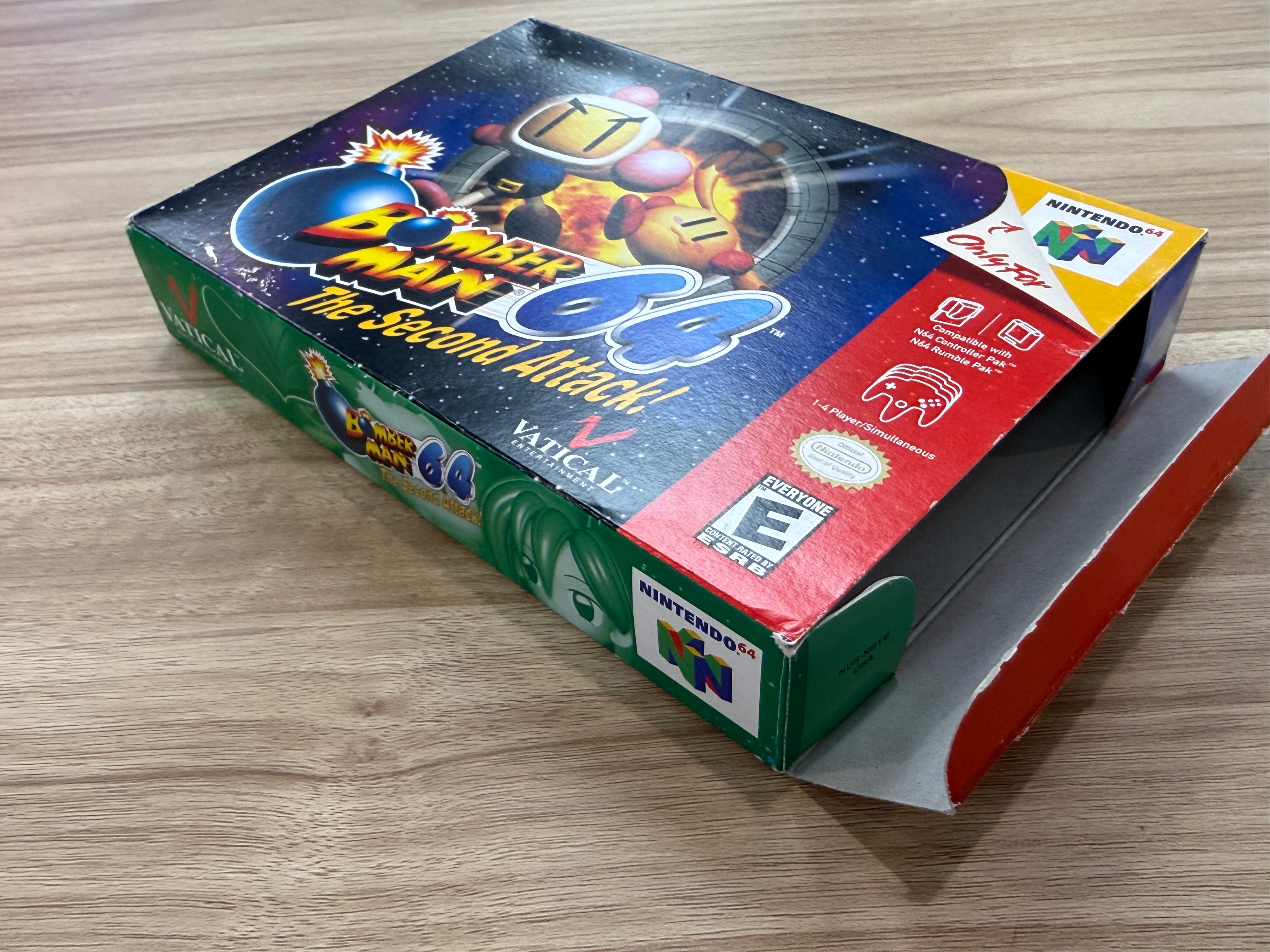 Bomberman 64 Second Attack - Nintendo N64 CIB - With Reg Card