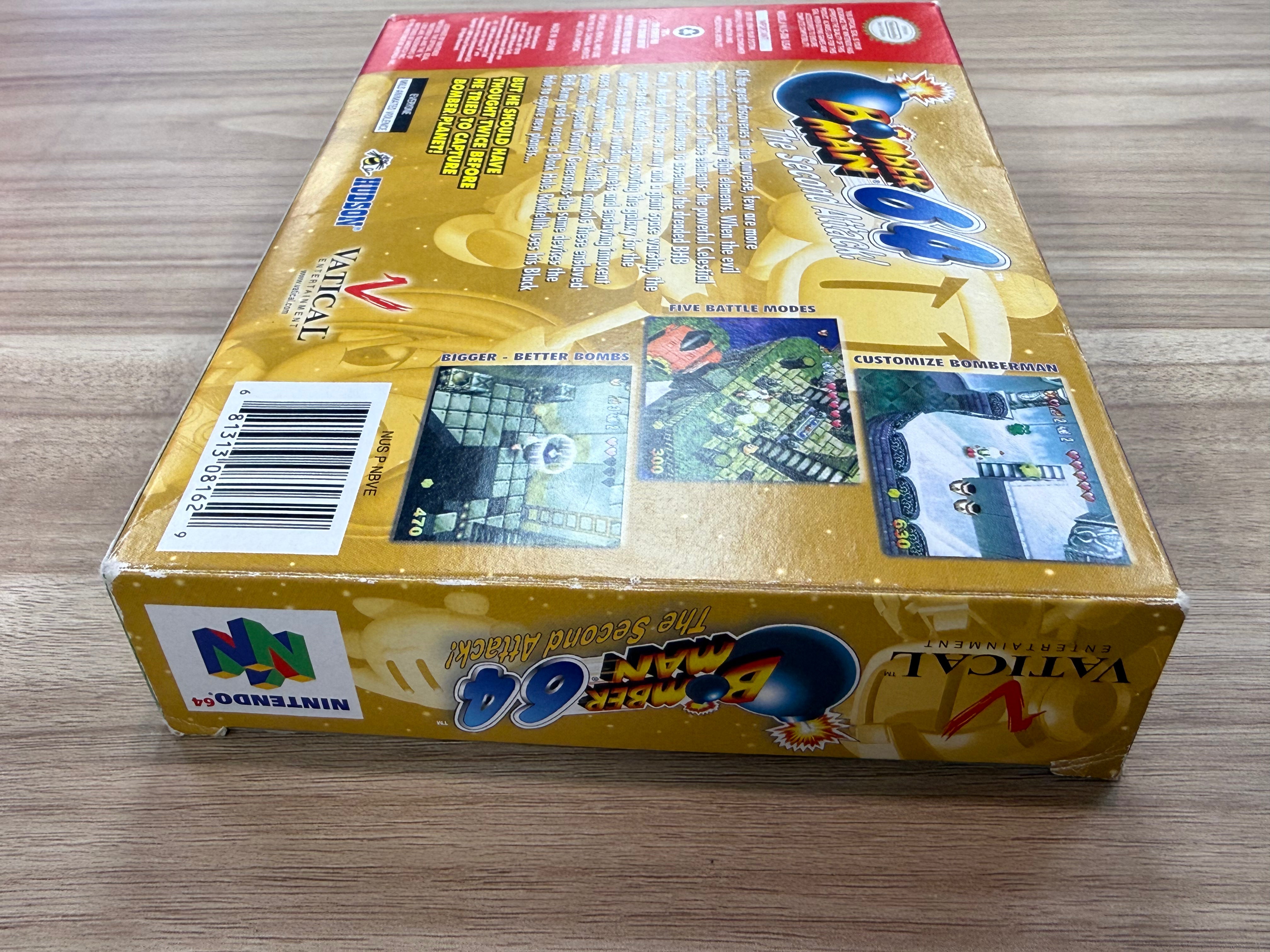 Bomberman 64 Second Attack - Nintendo N64 CIB - With Reg Card
