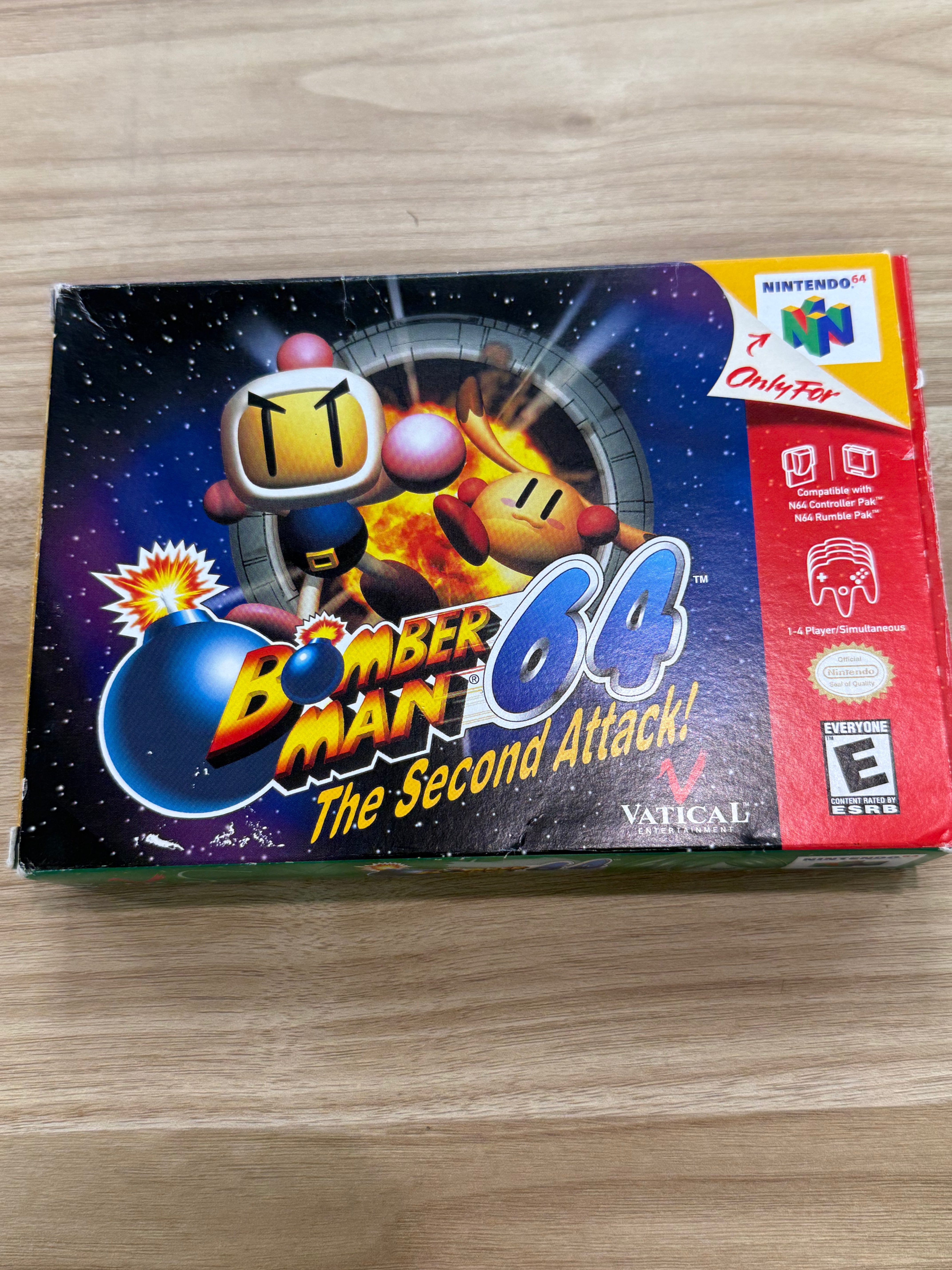 Bomberman 64 Second Attack - Nintendo N64 CIB - With Reg Card