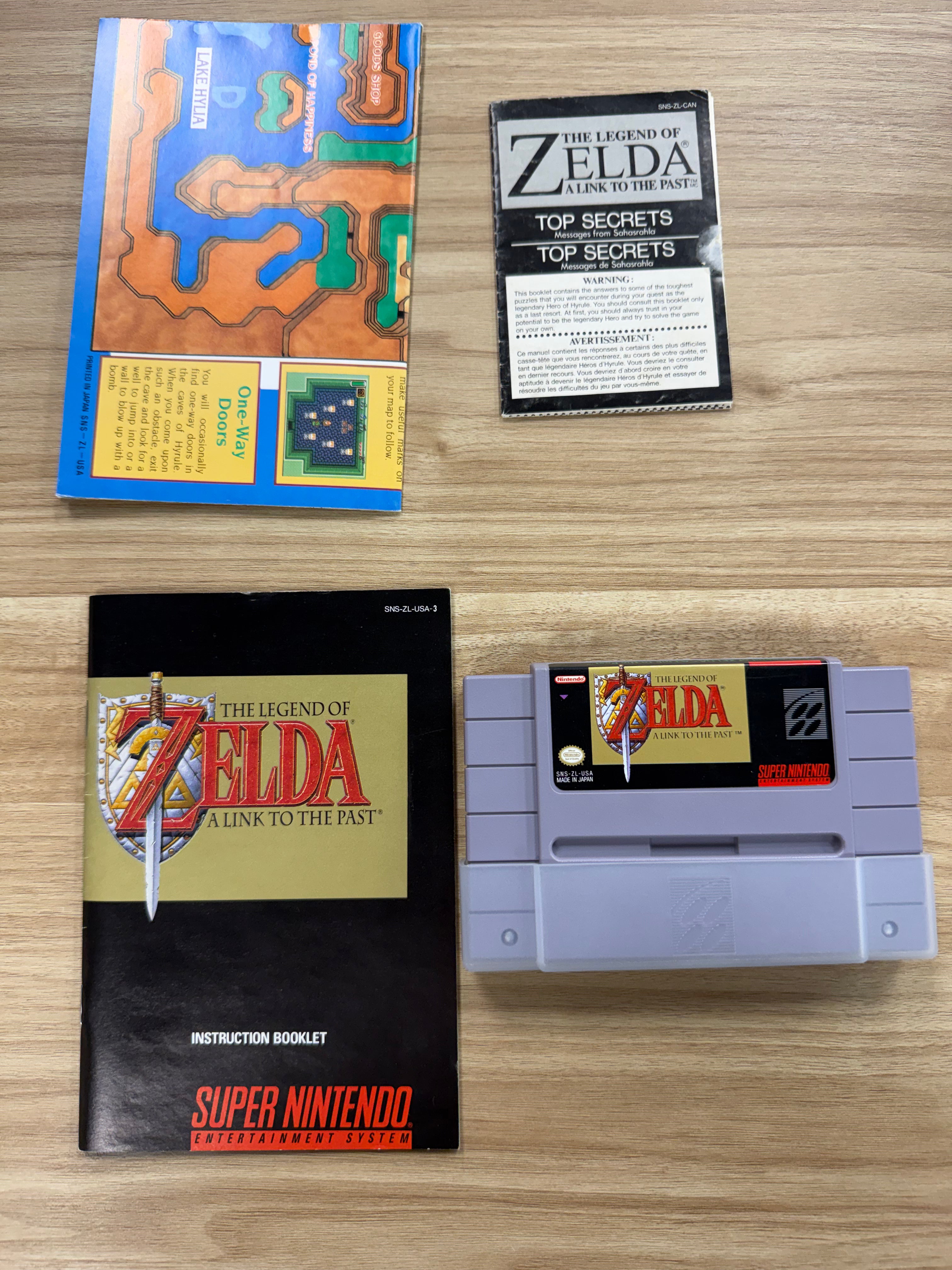 The Legend of Zelda Link to the Past Complete - Nintendo SNES -B