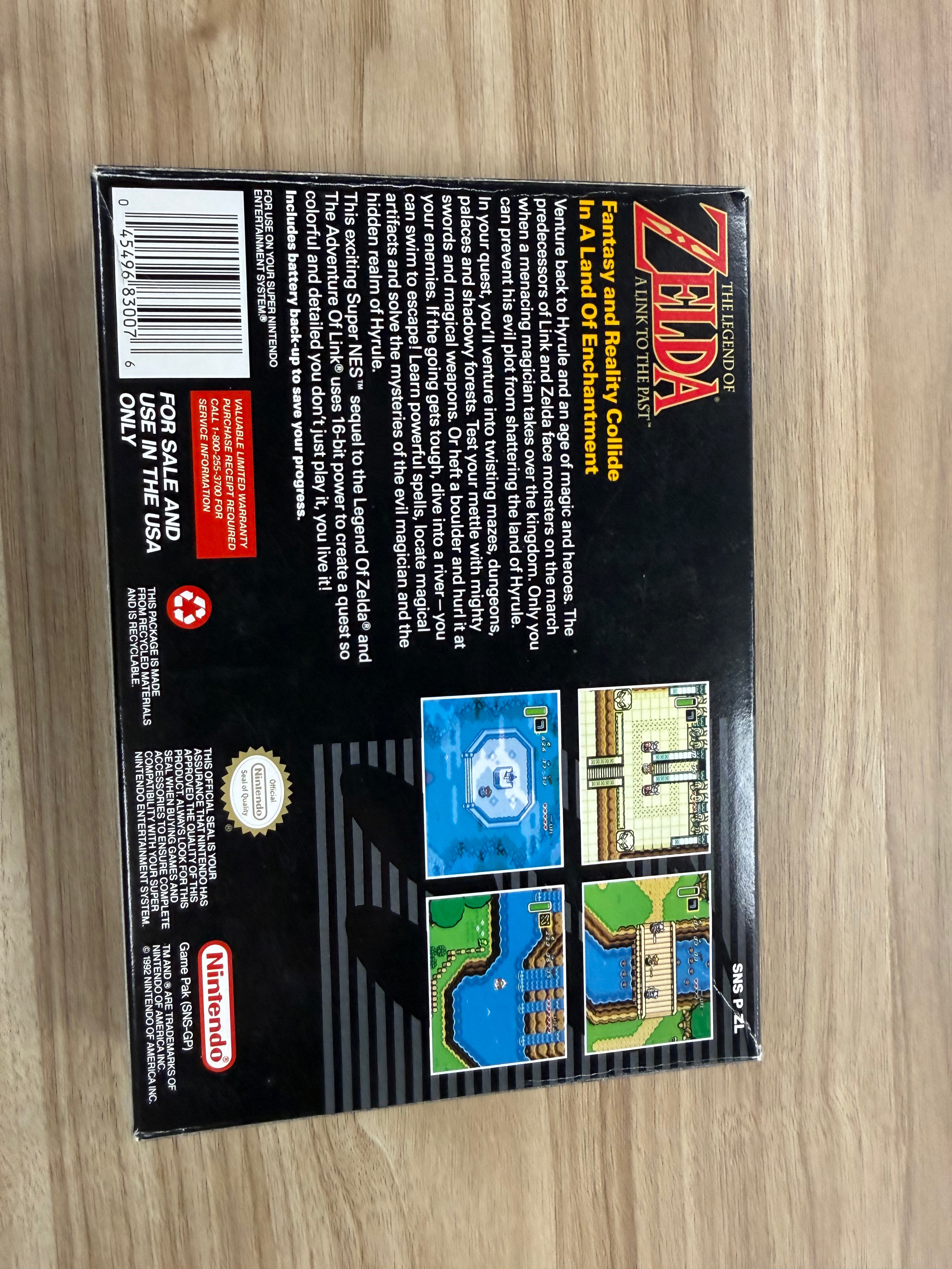 The Legend of Zelda Link to the Past Complete - Nintendo SNES -B