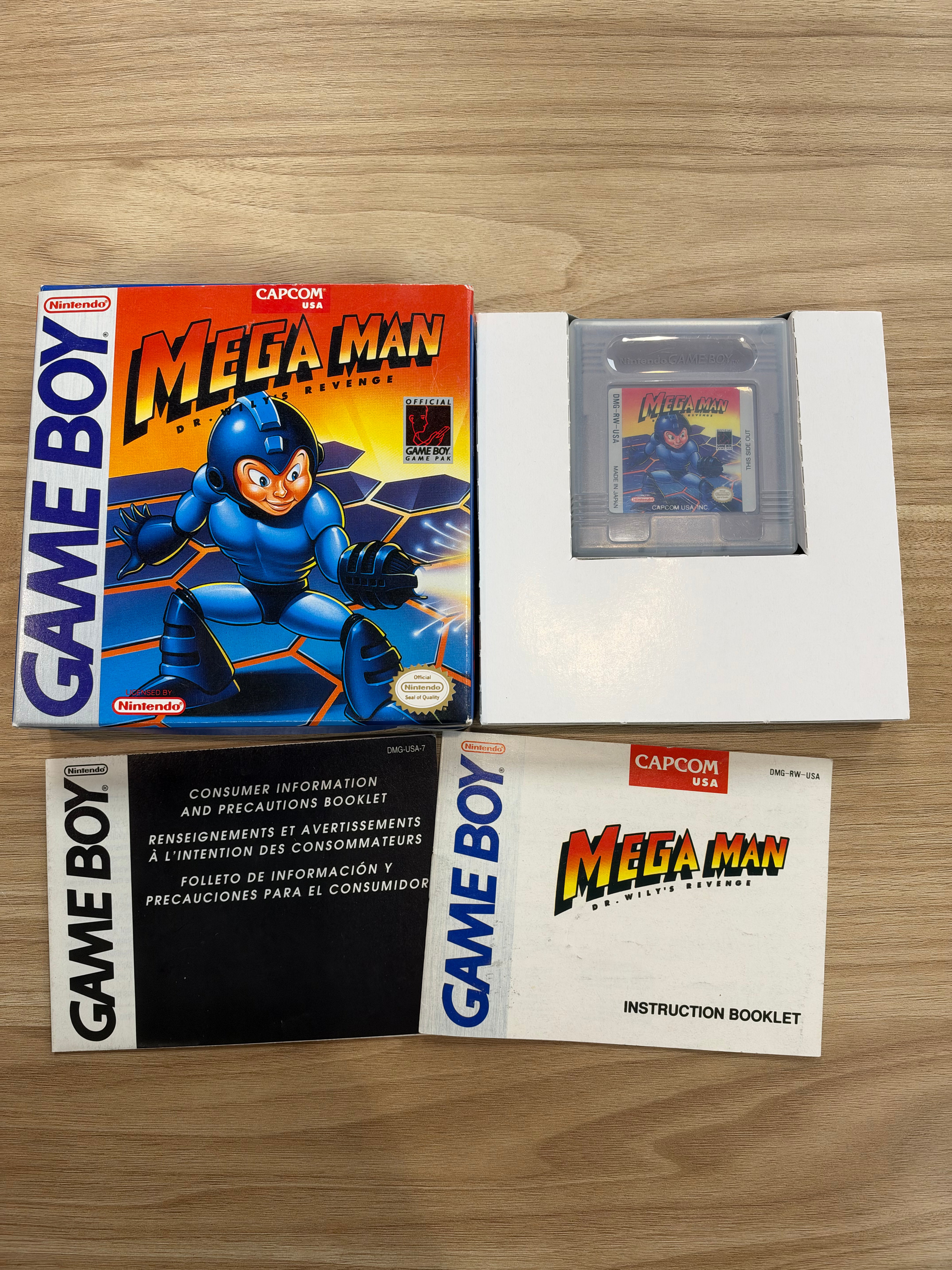 Mega Man Dr Wily's Revenge - Nintendo Game Boy